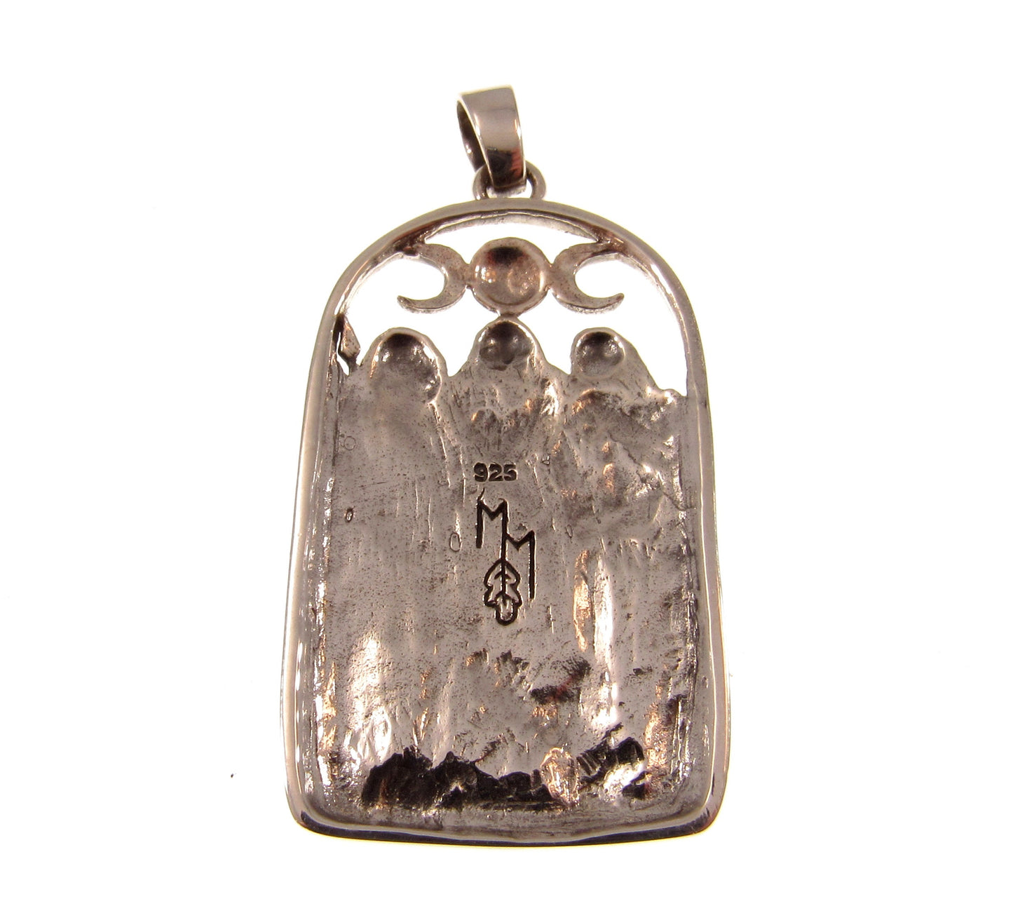 Solid 925 Sterling Silver Triple Goddess Pendant Designed by High Priestess Mickie Mueller, Neopagan Pendant