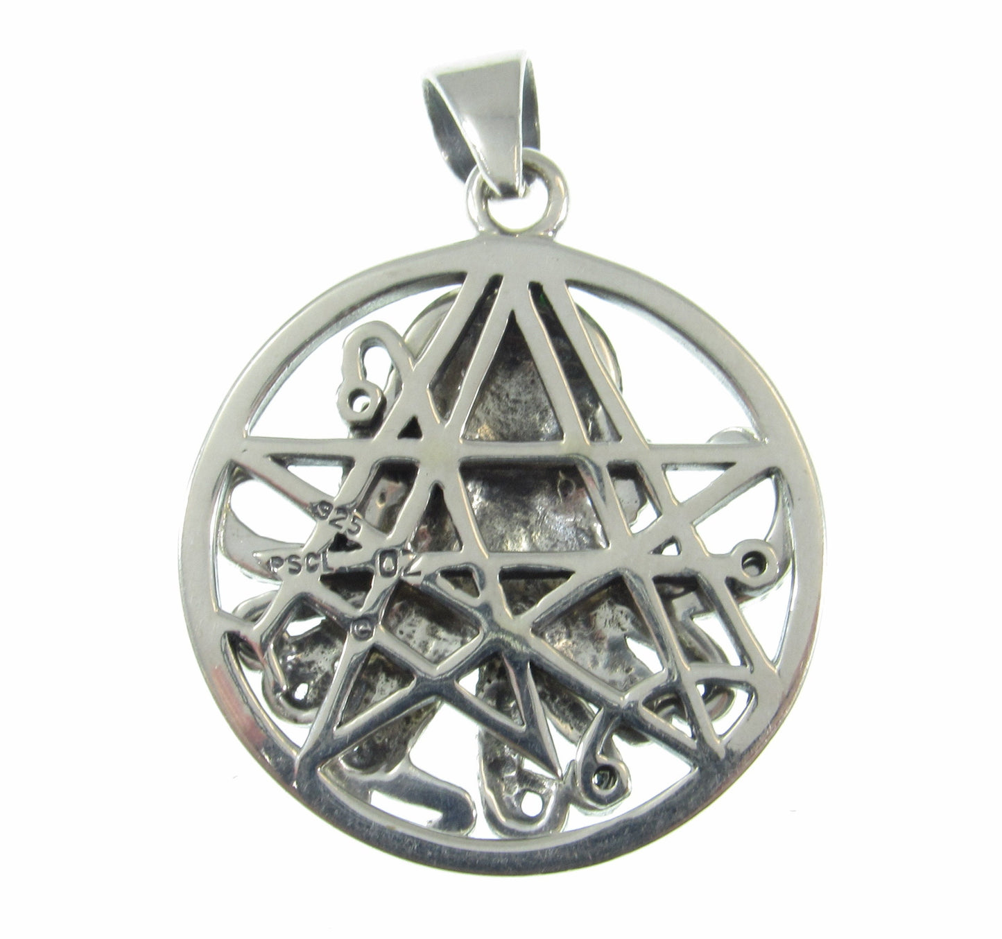 Solid 925 Sterling Silver Mythic Cthulhu by Oberon Zell Pendant, H.P. Lovecraft's fictional cosmic entity