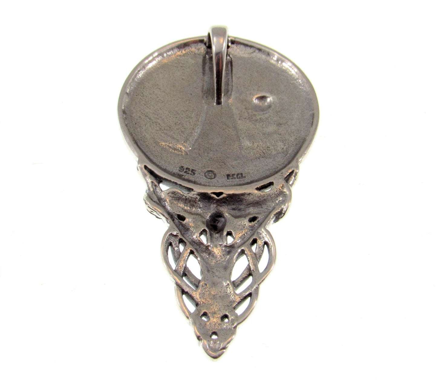 Solid 925 Sterling Silver Goddess Sun, Moon, Stars, and Tree of Life Slide Pendant, Powerful Celestial Amulet