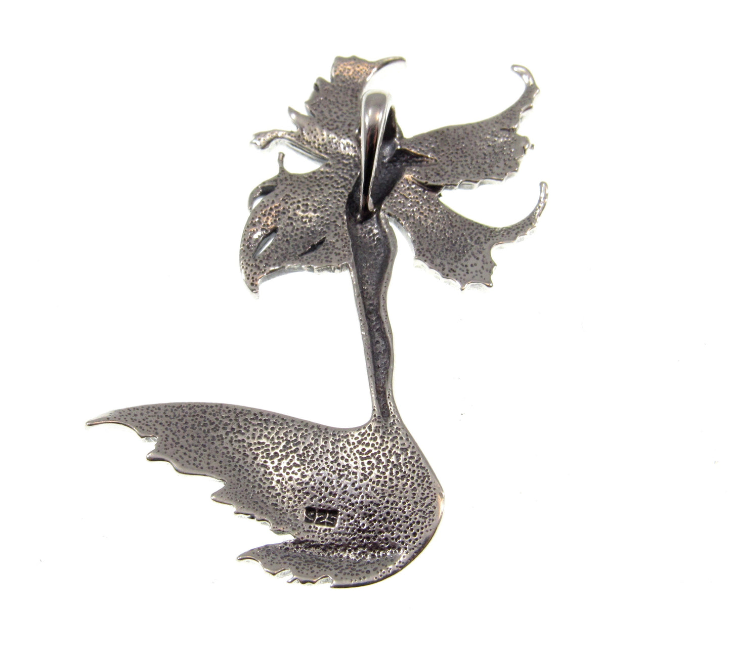 Solid 925 Sterling Silver Sea Sprite Fairy Slide Pendant Designed by Renown Fantasy Artist Amy Brown