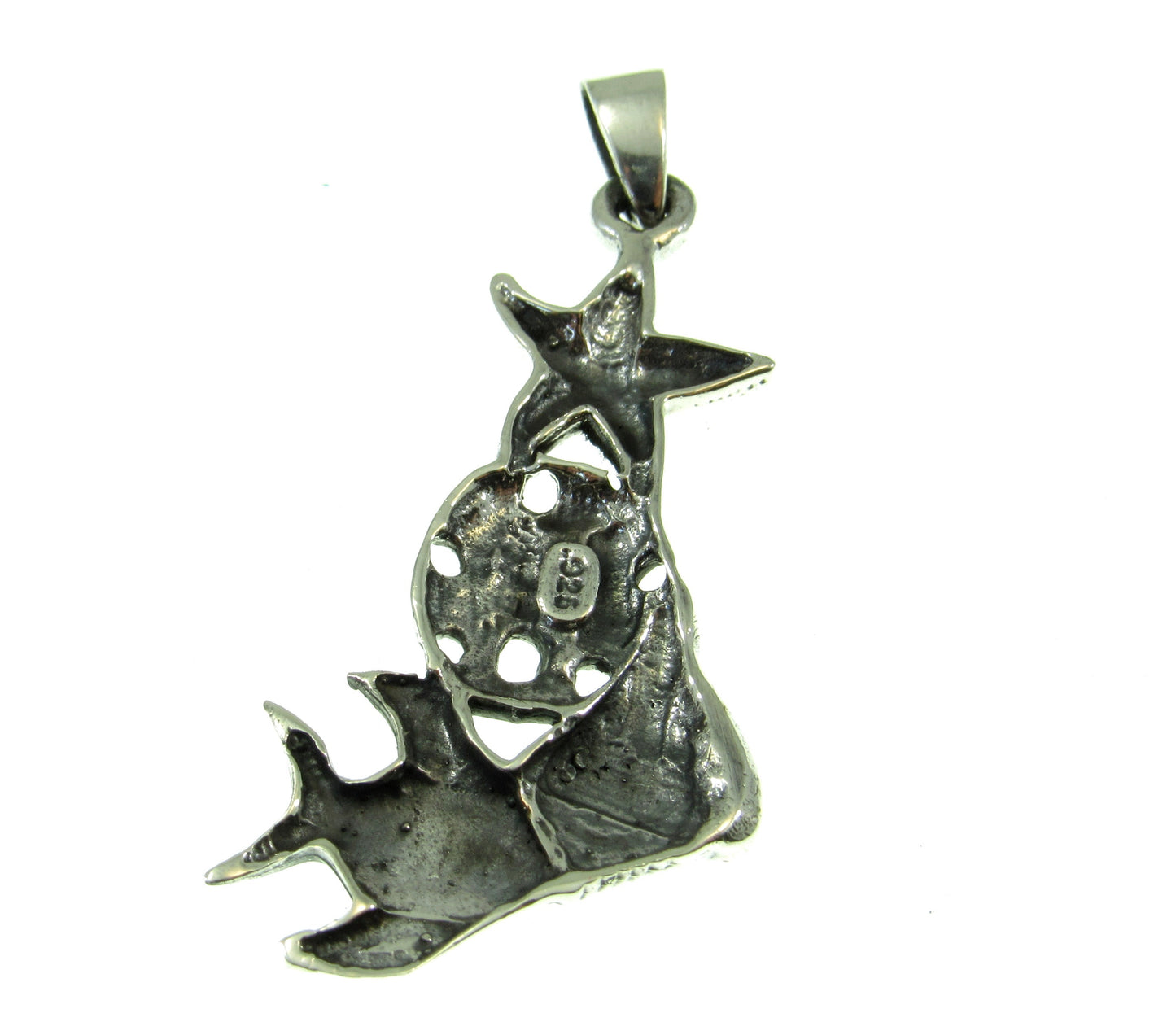 Solid 925 Sterling Silver Ocean Pendant – Starfish, Sand Dollar, and Fish Charm – Beach Lover Necklace – Nautical Sea Life Jewelry Gift