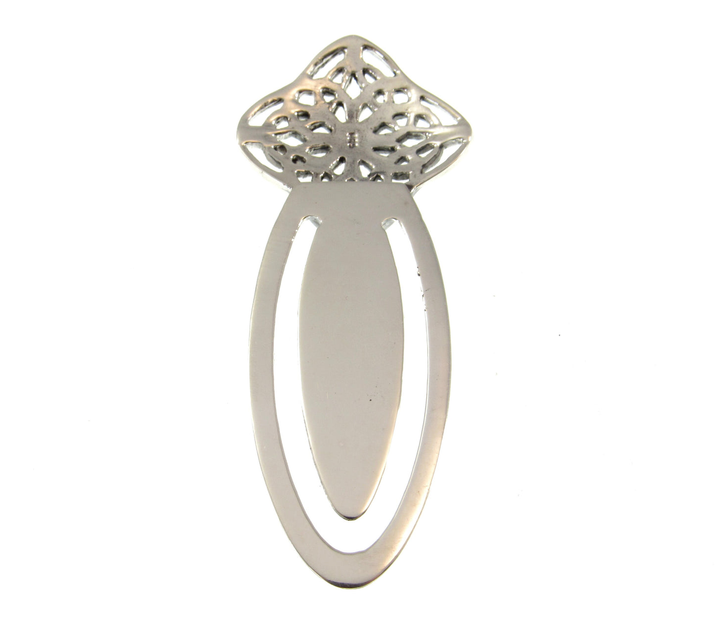 Solid 925 Sterling Silver Celtic Knot Bookmark – Handcrafted Pagan or Wiccan Gift – Book Lover’s Keepsake, Norse / Irish Reading Accessory