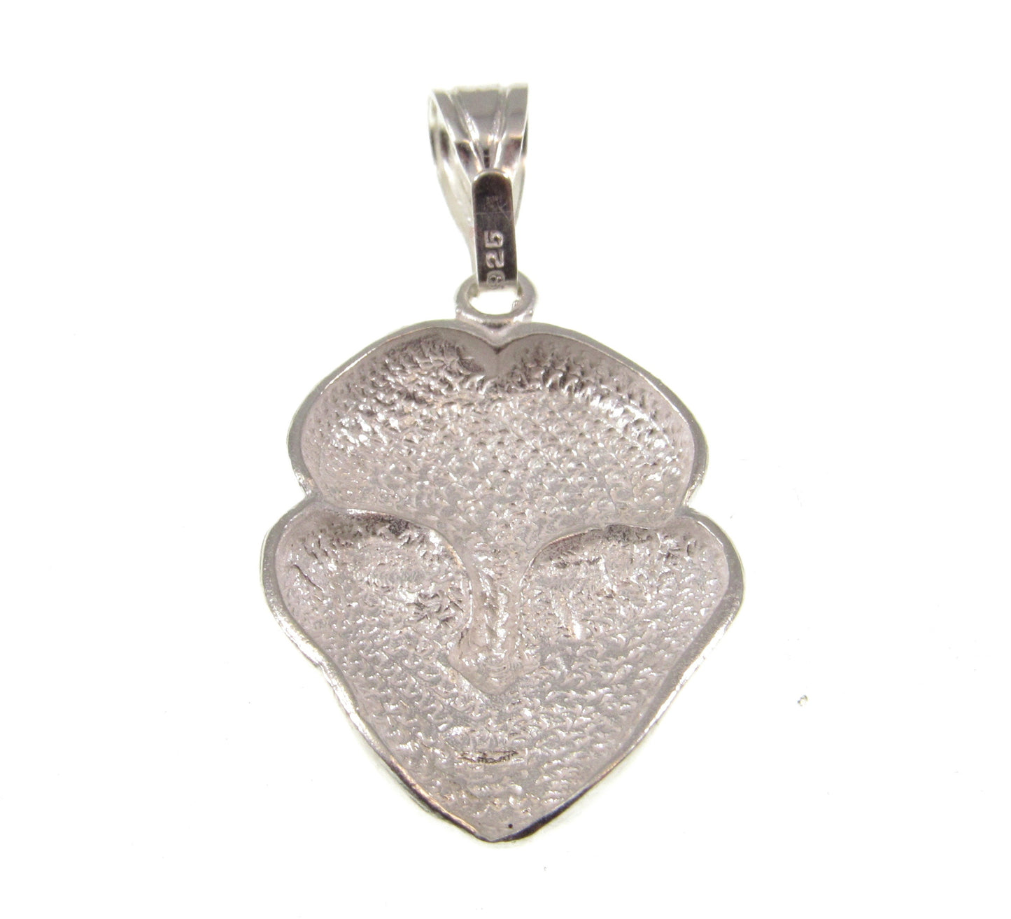 Solid 925 Sterling Silver Face Pendant – Surrealist Mask Necklace Charm, Abstract Human Face Jewelry, Masquerade Mask, Unique Statement