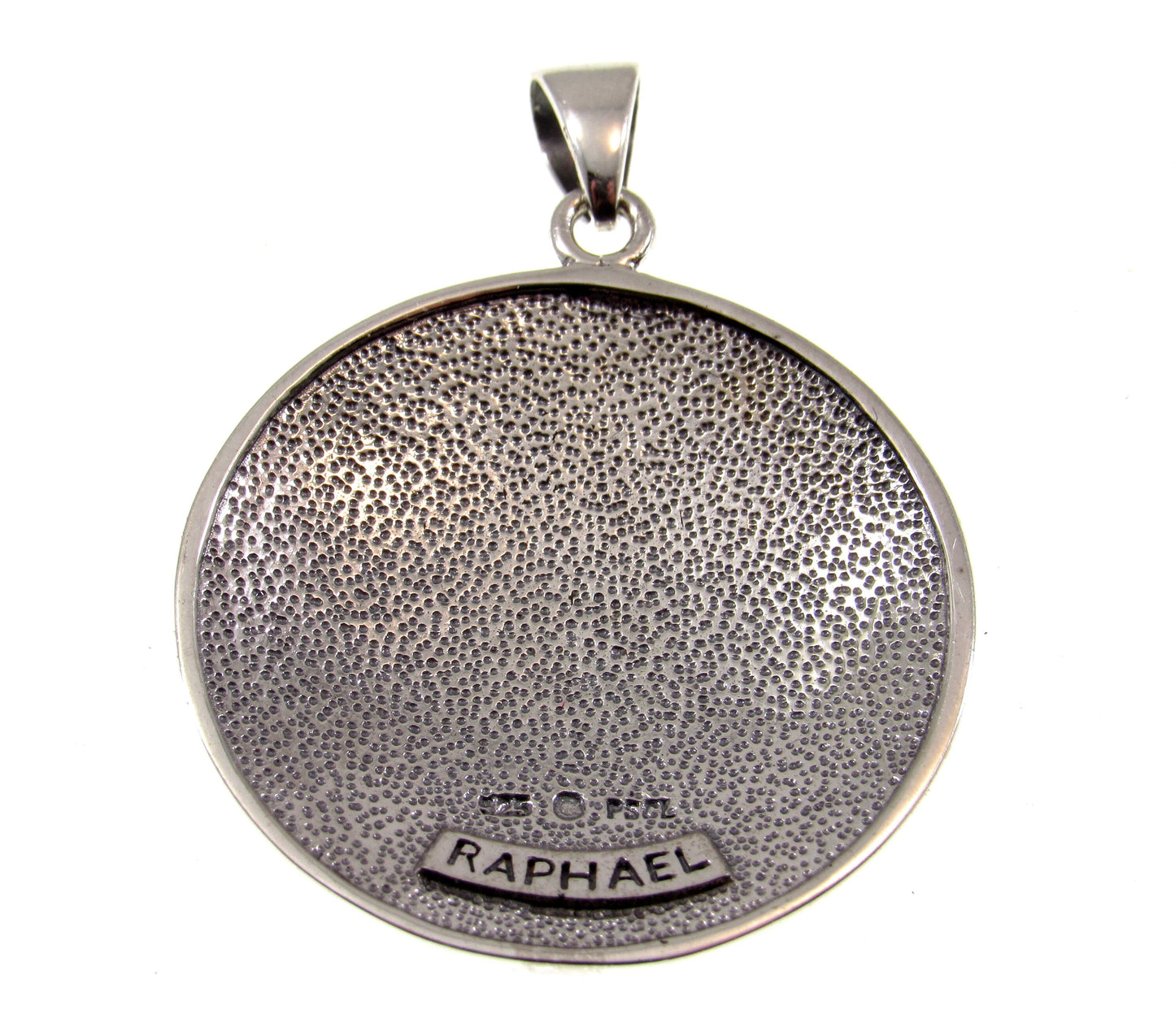 Sigil of the Archangel Raphael Seal of King Solomon Handcrafted Solid 925 Sterling Silver Pendant, Invoke the Spirit Talisman