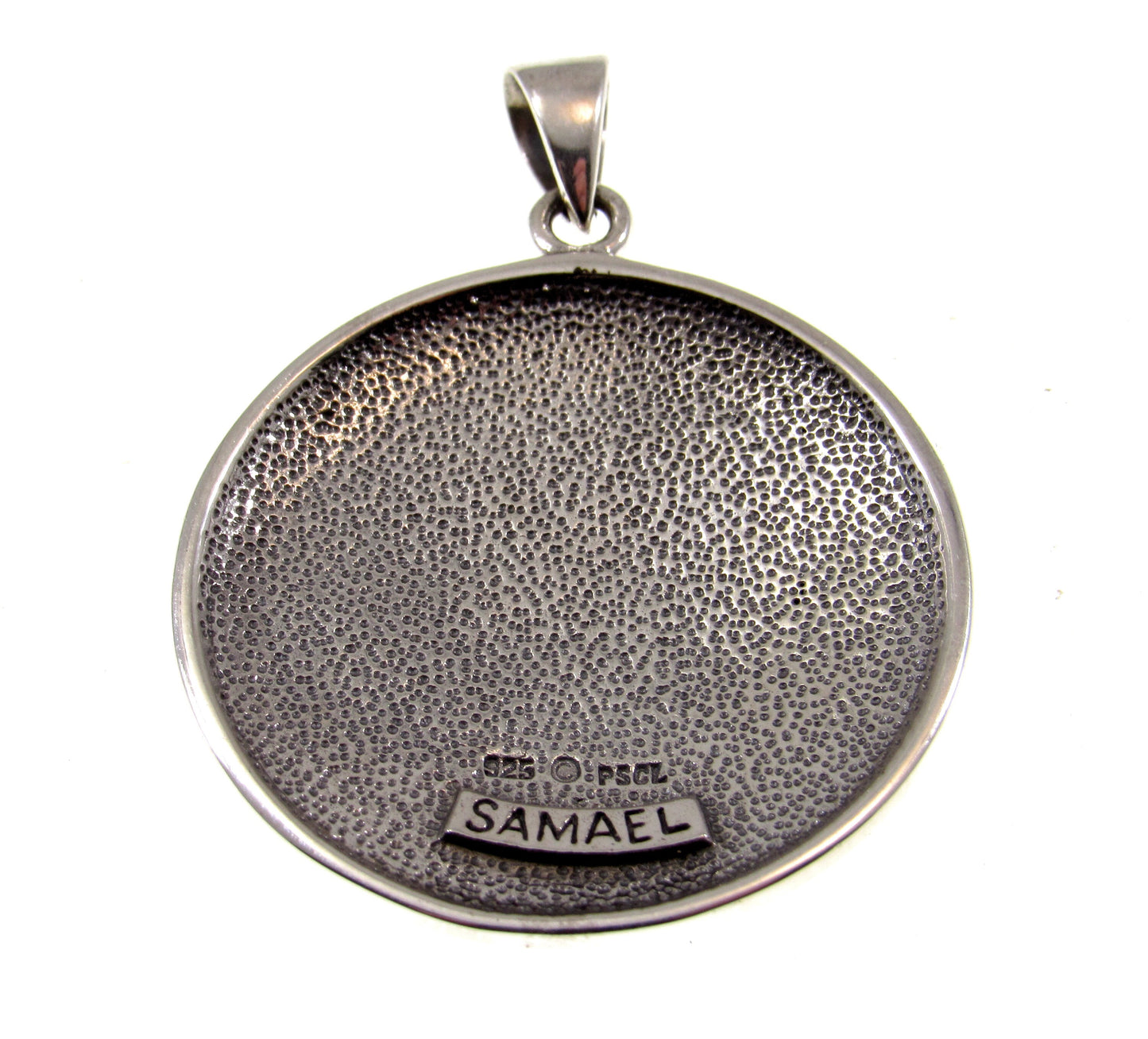 Sigil of the Archangel Samael Seal of King Solomon Handcrafted Solid 925 Sterling Silver Pendant, Invoke the Spirit Talisman