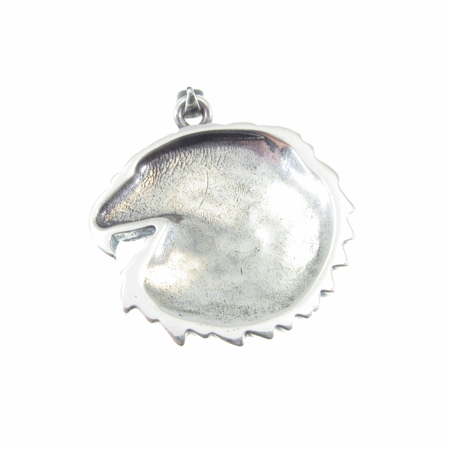 Solid Sterling Silver Eagle Pendant – 3D Bald Eagle Head Amulet, Patriotic Jewelry for Men, American Symbol of Freedom, Gift for Him