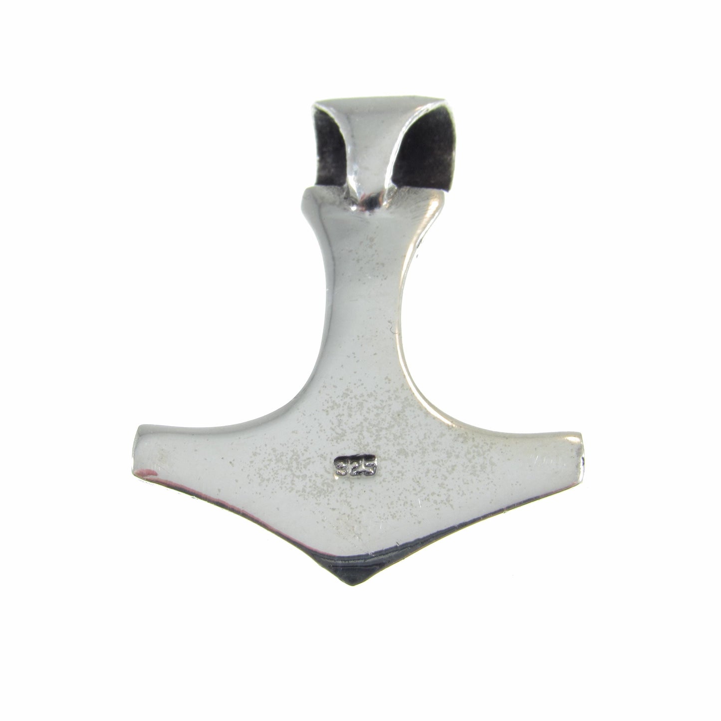 Solid 925 Sterling Silver Thor’s Hammer Slide Pendant – Handcrafted Viking Jewelry – Norse Mythology Charm – Mjolnir Celtic Knotwork Amulet