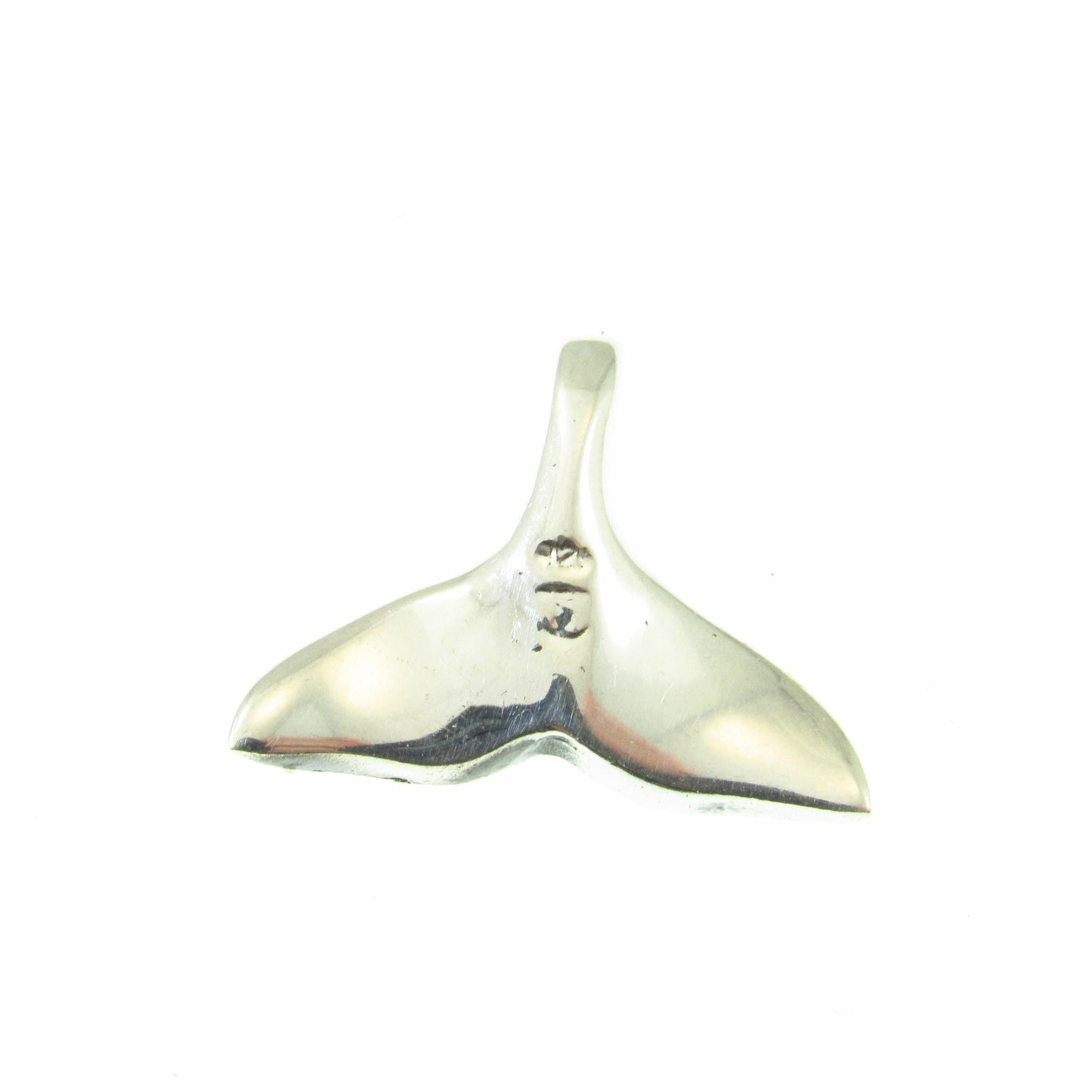 Solid 925 Sterling Silver Whale Tail Slide Pendant with Abalone Shell Inlay – Ocean Jewelry – Coastal Necklace Charm - Gift for Beach Lover