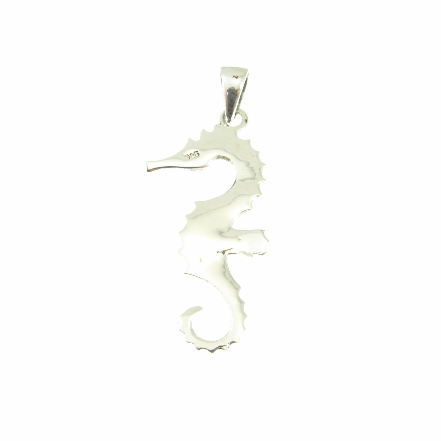 Solid 925 Sterling Silver Seahorse Pendant – Nautical Necklace Charm, Ocean Lover Gift, Beach Jewelry, Handcrafted Sea Life Charm