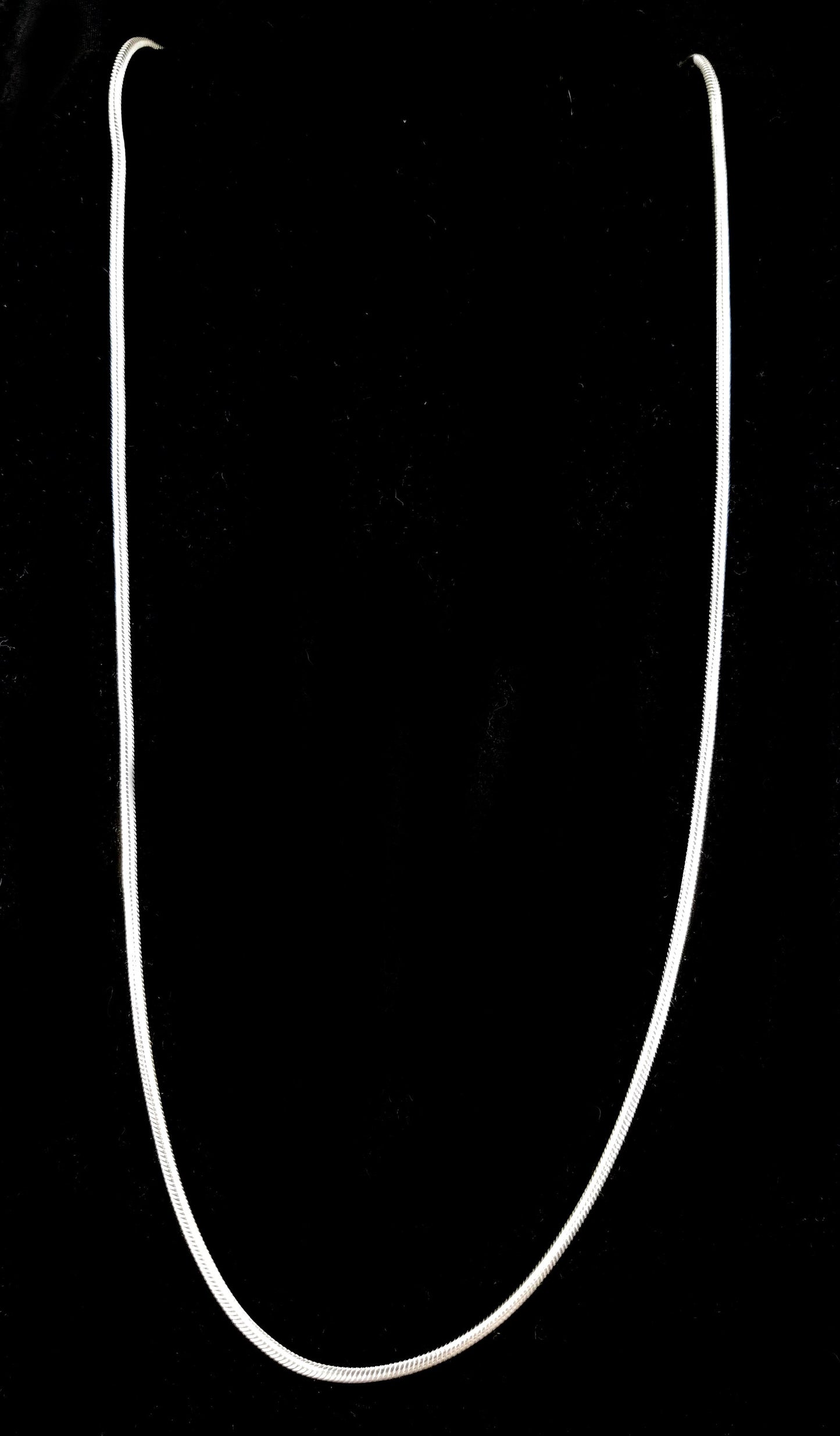 2.5MM Solid 925 Sterling Silver Italian Round Unisex Snake Chain Necklace or Bracelet Made in Italy 7.5 16 18 20 22 24 26 28 or 30" Inches