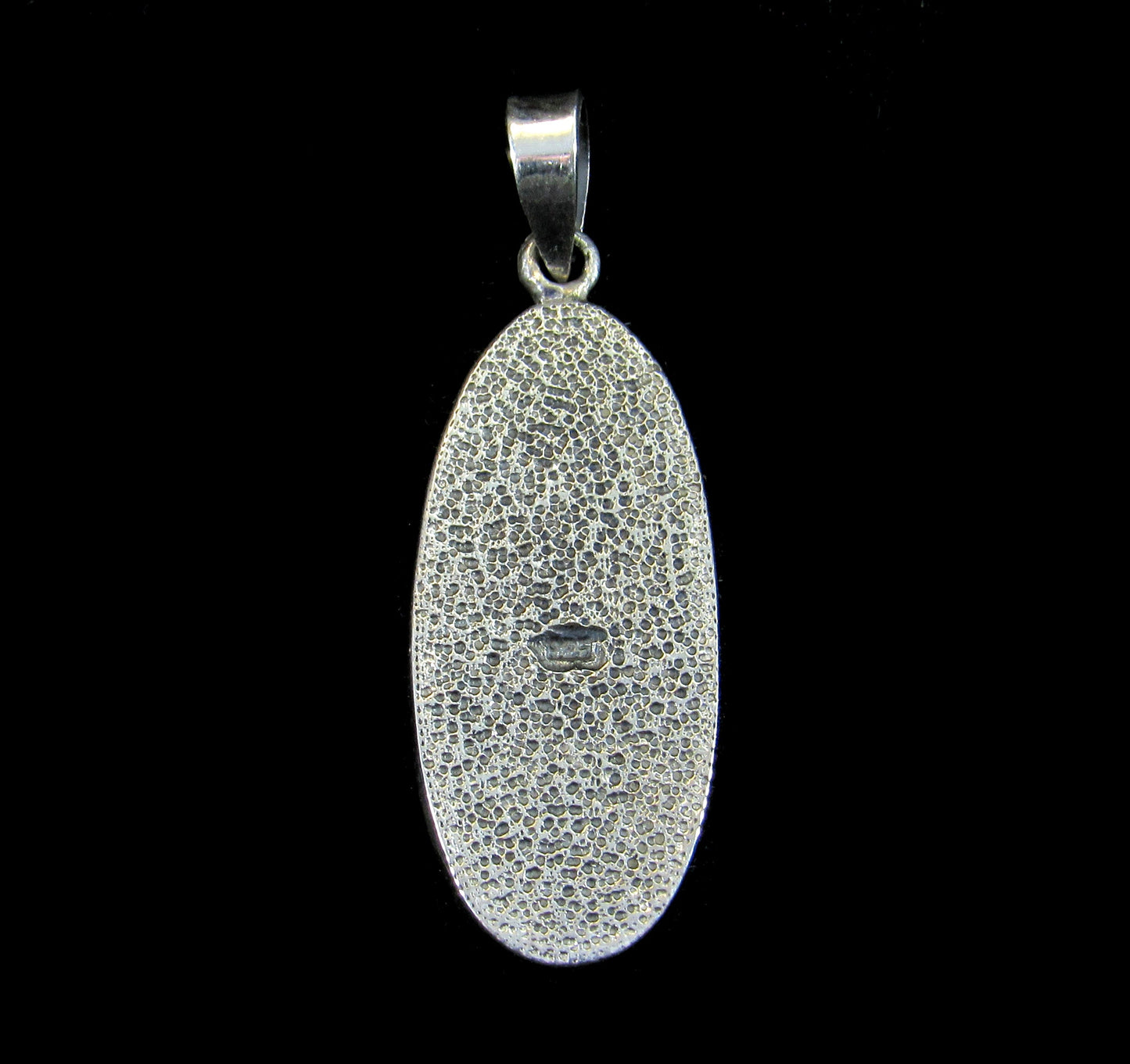 Handcrafted Solid 925 Sterling Silver Diving Pair of Dolphins into the Sea Ocean Scene Pendant