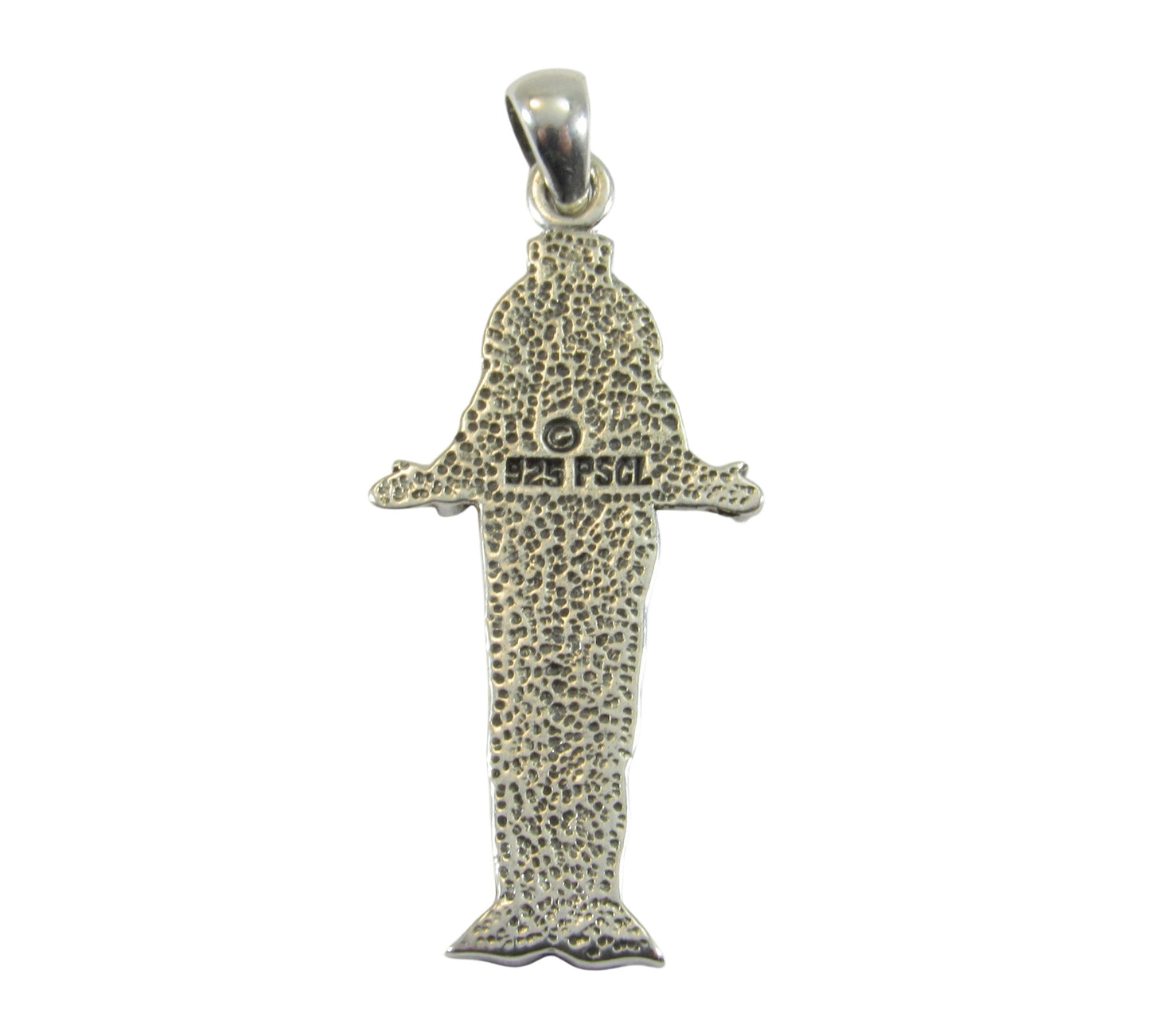 Solid 925 Sterling Silver Greek Goddess Artemis Ephesus Pendant Handcrafted Great Mother Goddess, Fertility Deity