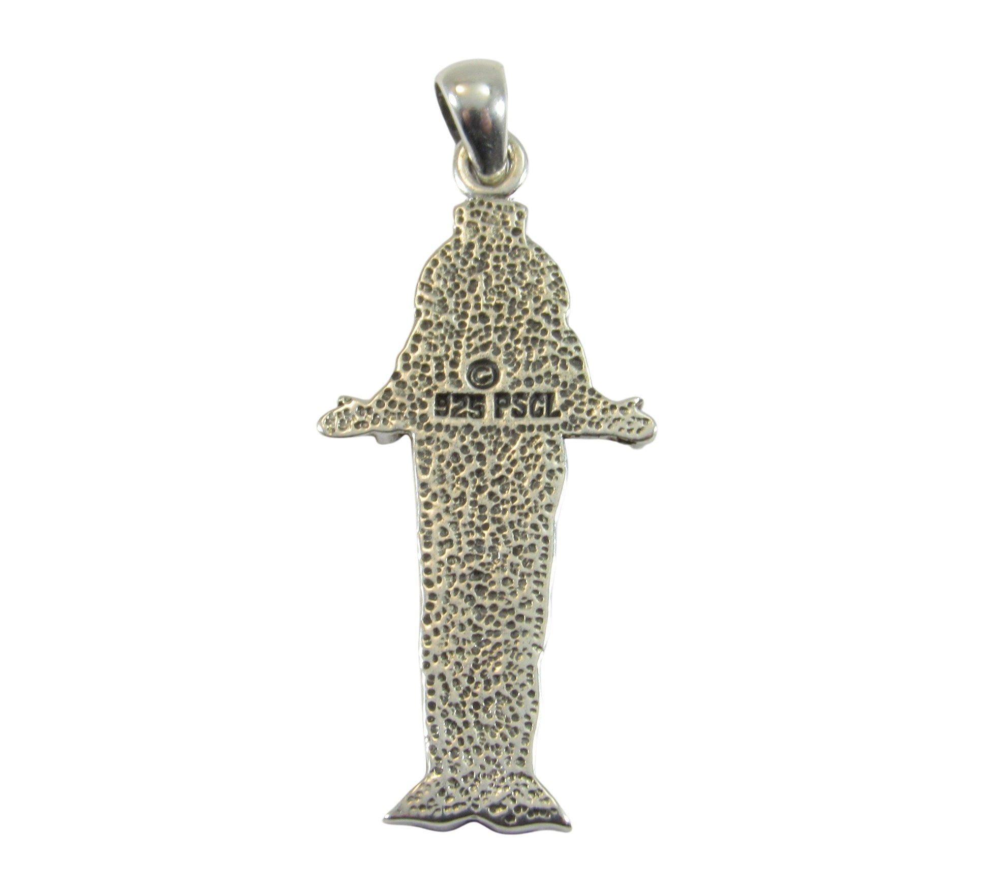 Solid 925 Sterling Silver Greek Goddess Artemis Ephesus Pendant Handcrafted Great Mother Goddess, Fertility Deity