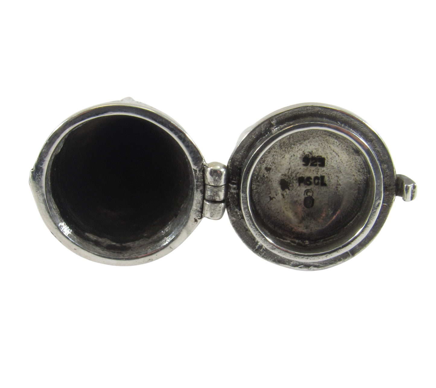 Goddess Pendulum Handcrafted in Solid 925 Sterling Silver with Hinged Lid Pendant for Spells & Potions