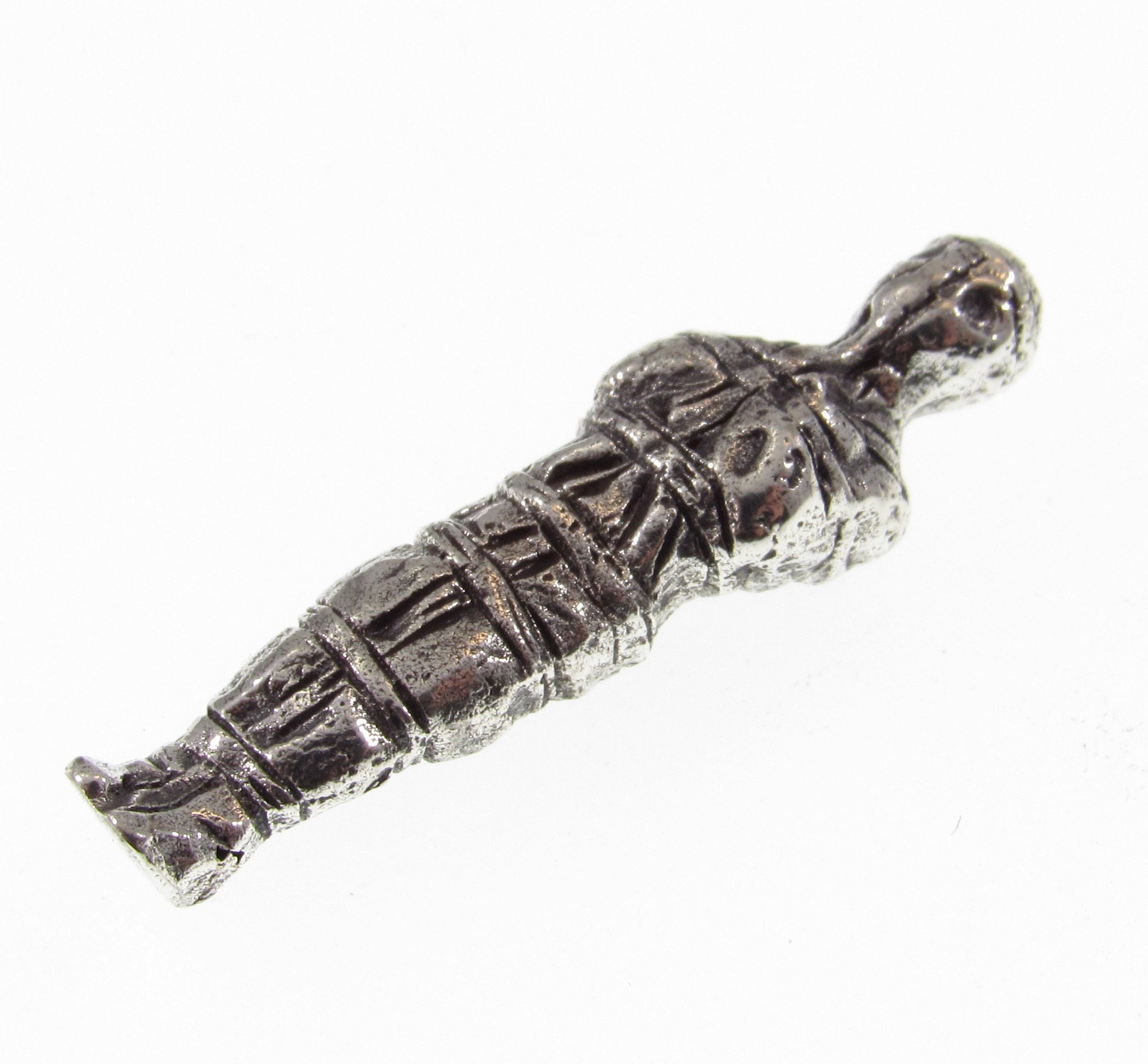 Solid 925 Sterling Silver Egyptian Hinged Sarcophagus with Hidden Mummy Pendant, Ancient Pharaoh Revealed
