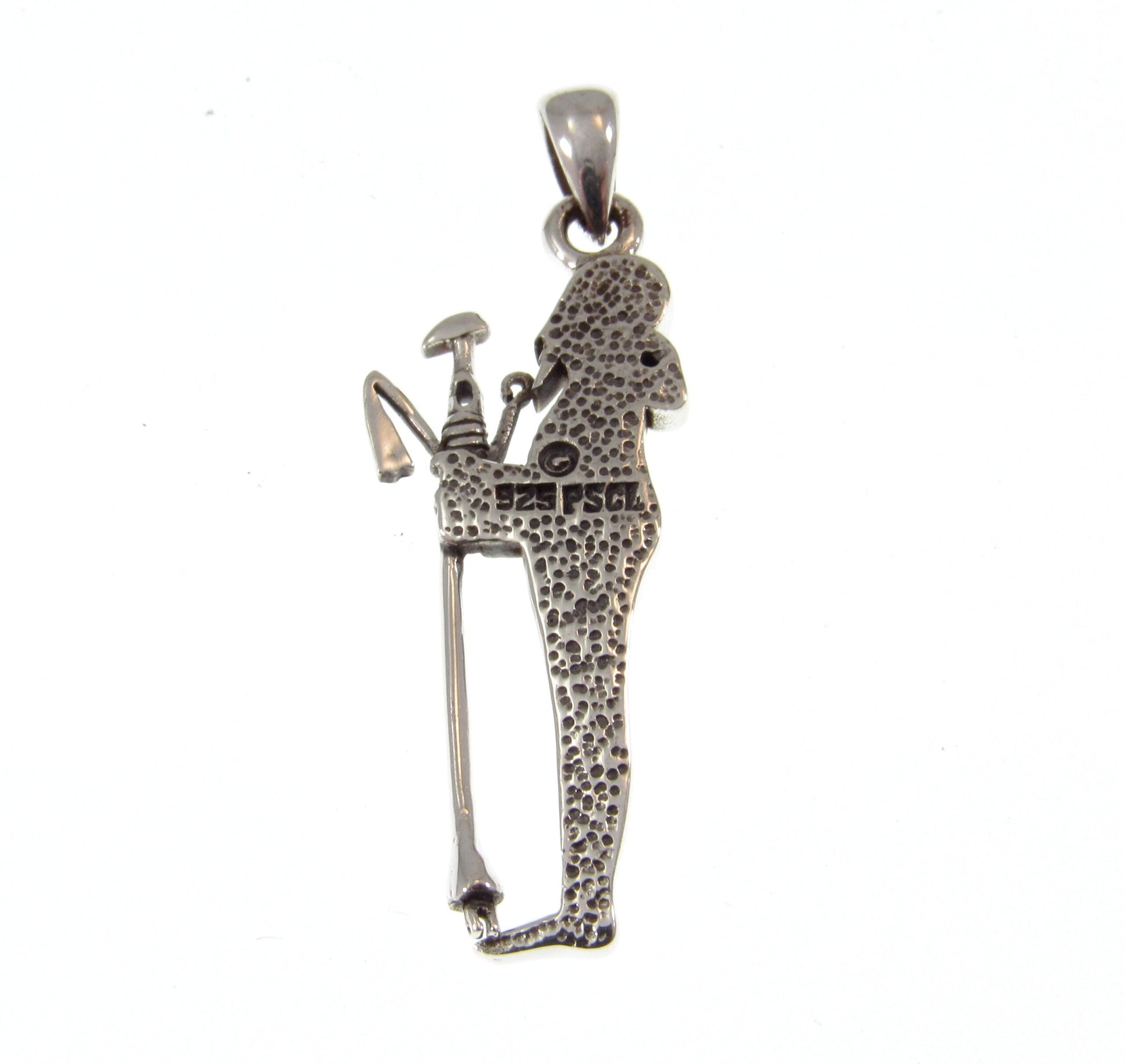 Solid 925 Sterling Silver Ancient Egyptian God PTAH Pendant, the Almighty Creator of the World, Lord of Truth, Deity of Memphis