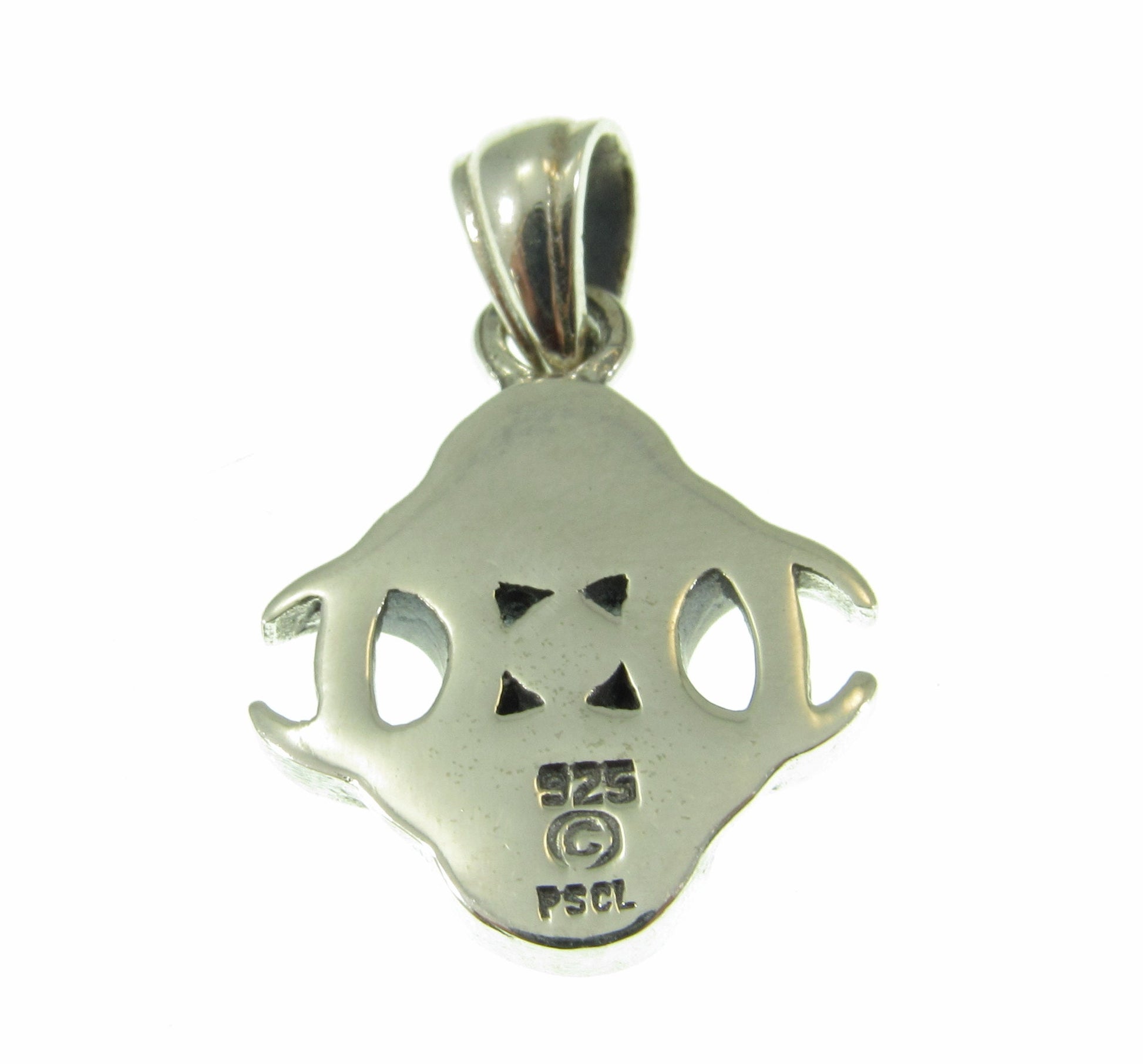 Solid 925 Sterling Silver Phases of the Crescent Moon Celestial Pendant With Enamel Accents