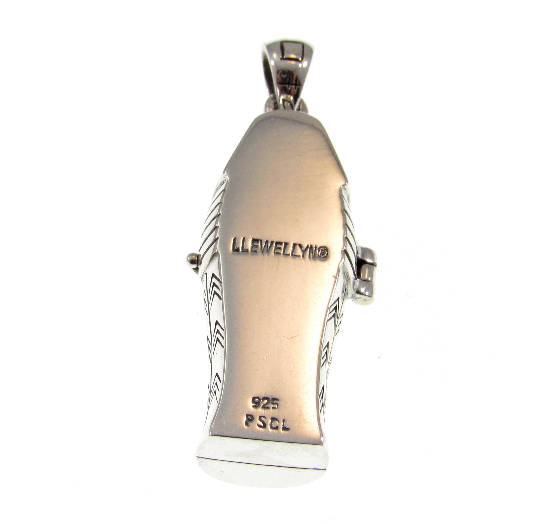 Solid 925 Sterling Silver Egyptian Hinged Sarcophagus with Hidden Mummy Pendant, Ancient Pharaoh Revealed
