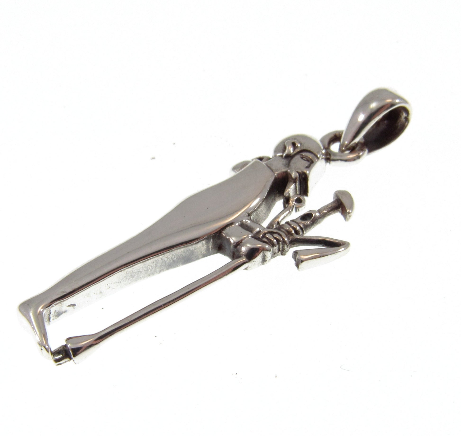 Solid 925 Sterling Silver Ancient Egyptian God PTAH Pendant, the Almighty Creator of the World, Lord of Truth, Deity of Memphis