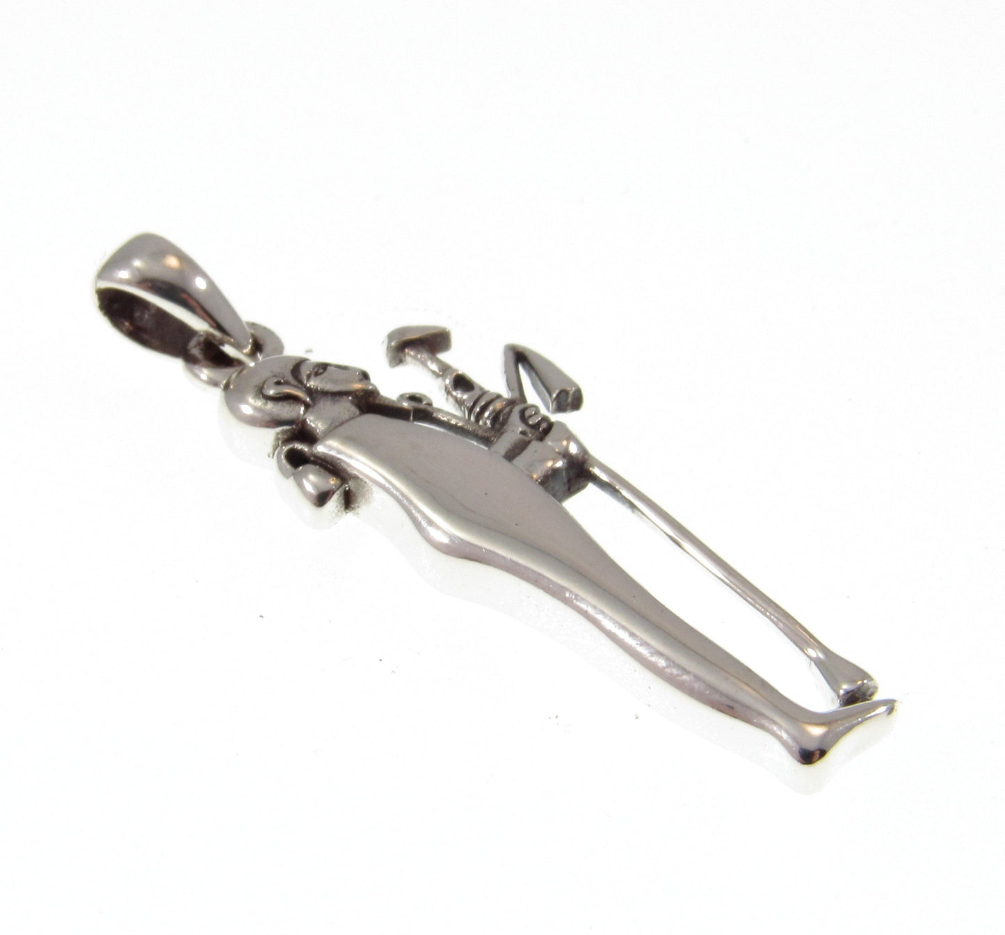 Solid 925 Sterling Silver Ancient Egyptian God PTAH Pendant, the Almighty Creator of the World, Lord of Truth, Deity of Memphis