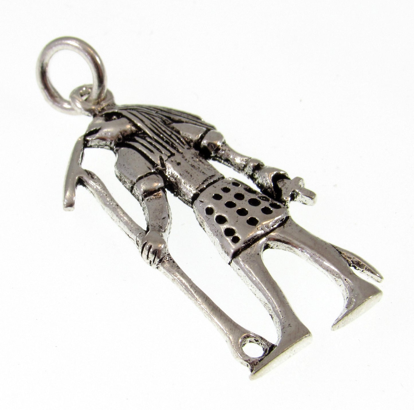 Solid 925 Sterling Silver Thoth Pendant – Egyptian God of Wisdom, Scribe & Moon, Ancient Egypt Amulet, Pagan Jewelry, Hermetic Talisman