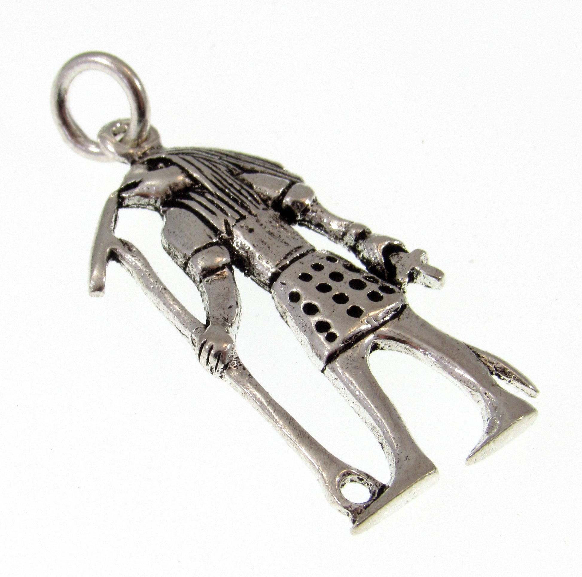 Solid 925 Sterling Silver Thoth Pendant – Egyptian God of Wisdom, Scribe & Moon, Ancient Egypt Amulet, Pagan Jewelry, Hermetic Talisman