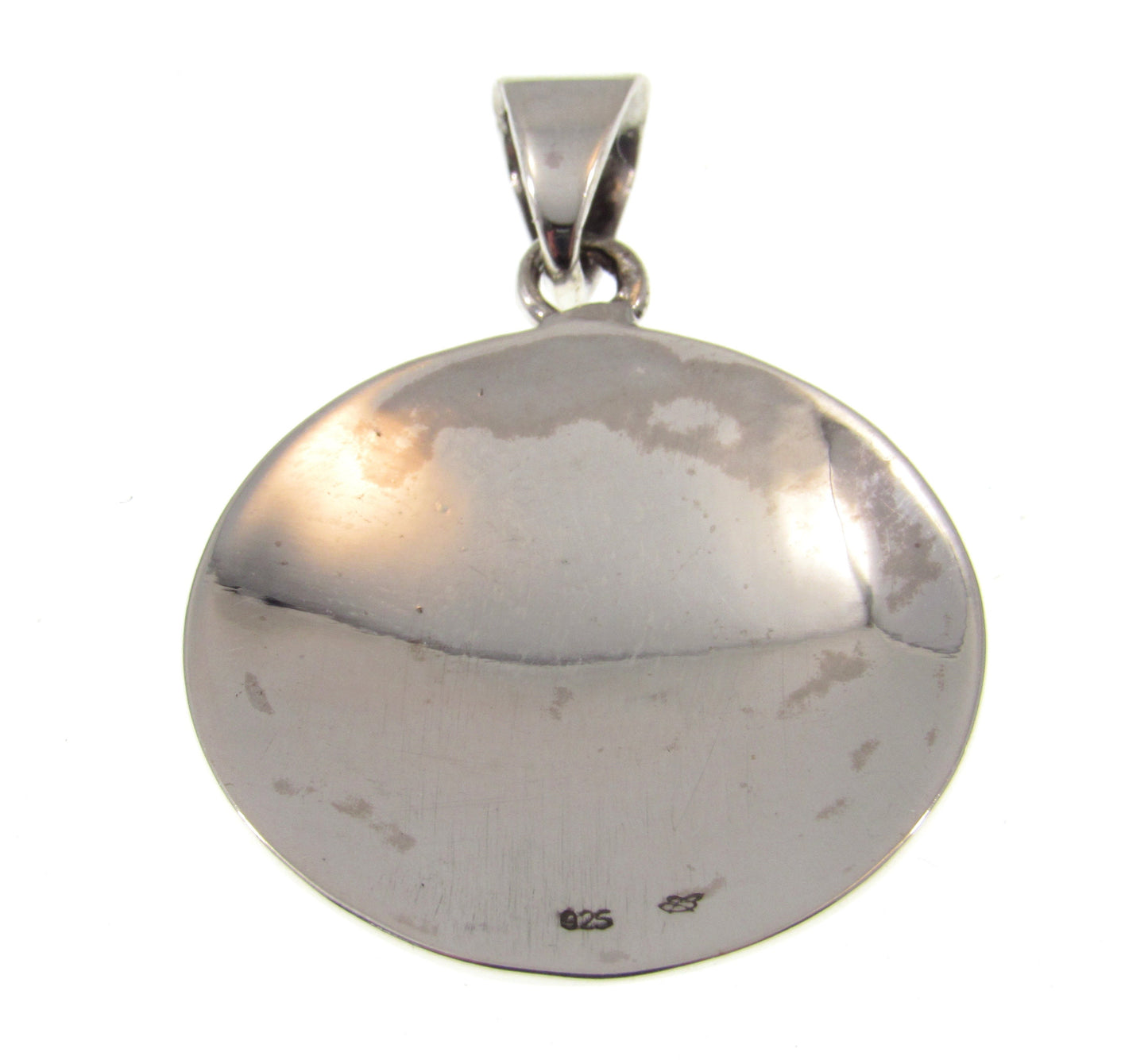 Solid Sterling Silver Aztec Calendar Pendant – Mayan Necklace Amulet, Ancient Mexico Jewelry, Sun Stone Medal, Mens Silver Zodiac Wheel