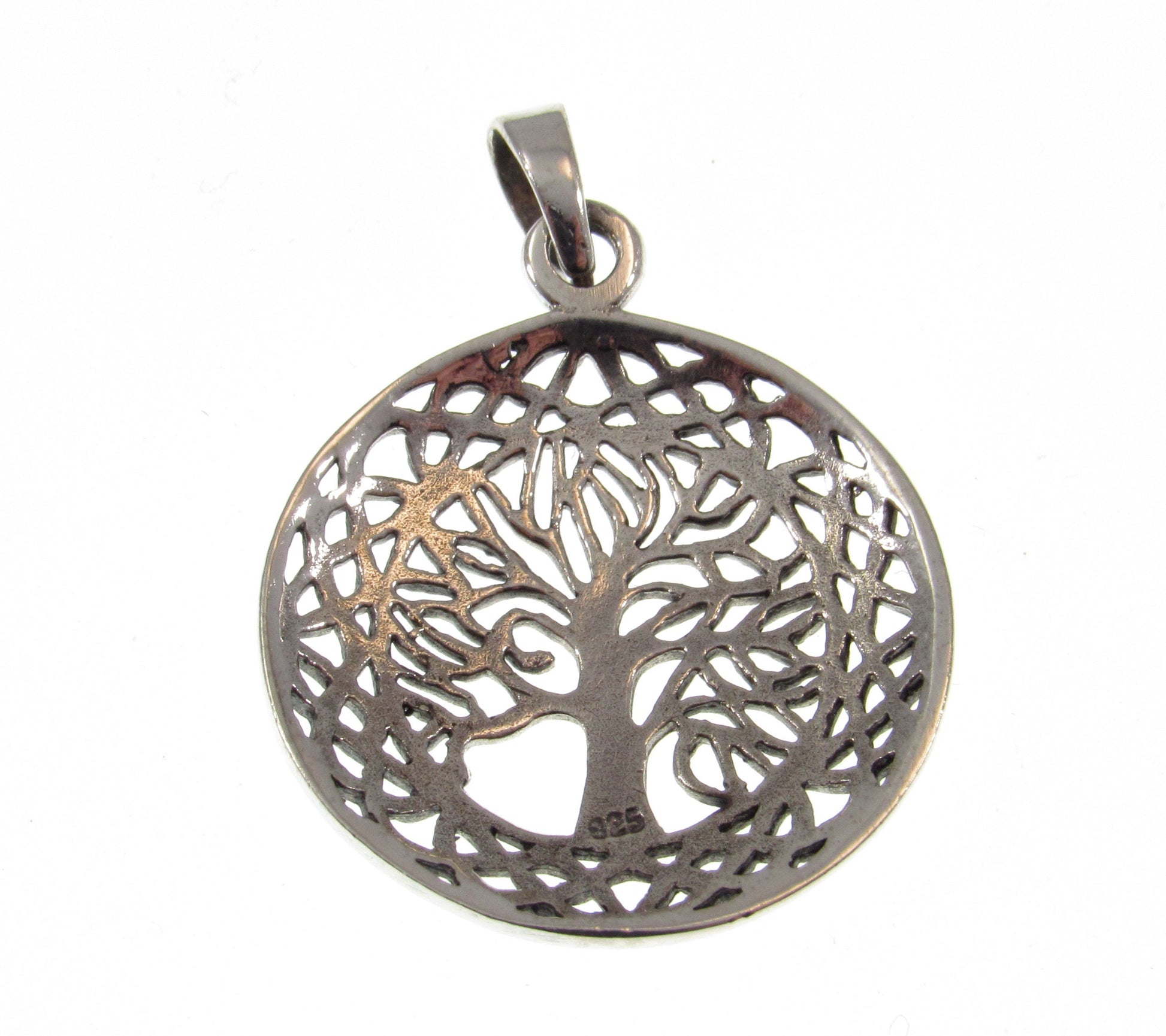 Solid 925 Sterling Silver Tree of Life Pendant – Celtic Knot Necklace Pendant, Sacred Symbol Jewelry, Nature-Inspired Gift, Spiritual Charm