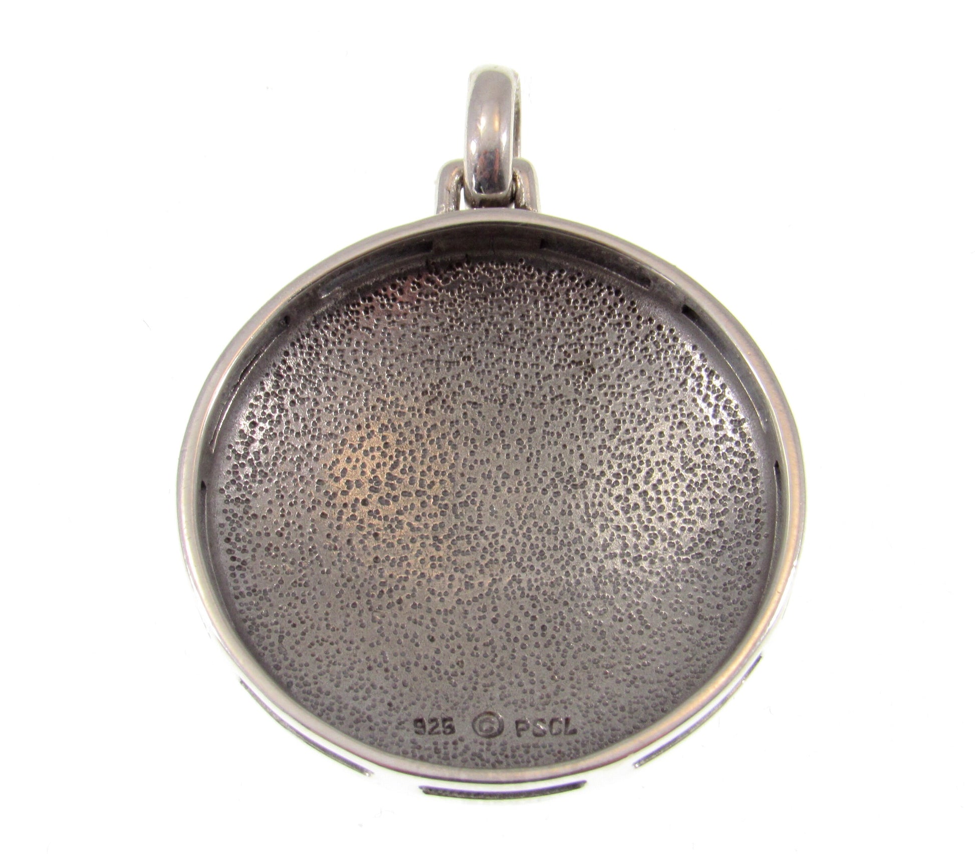 Solid 925 Sterling Silver I Ching Pendant, Magic Feng Shui Longevity & Prosperity Amulet