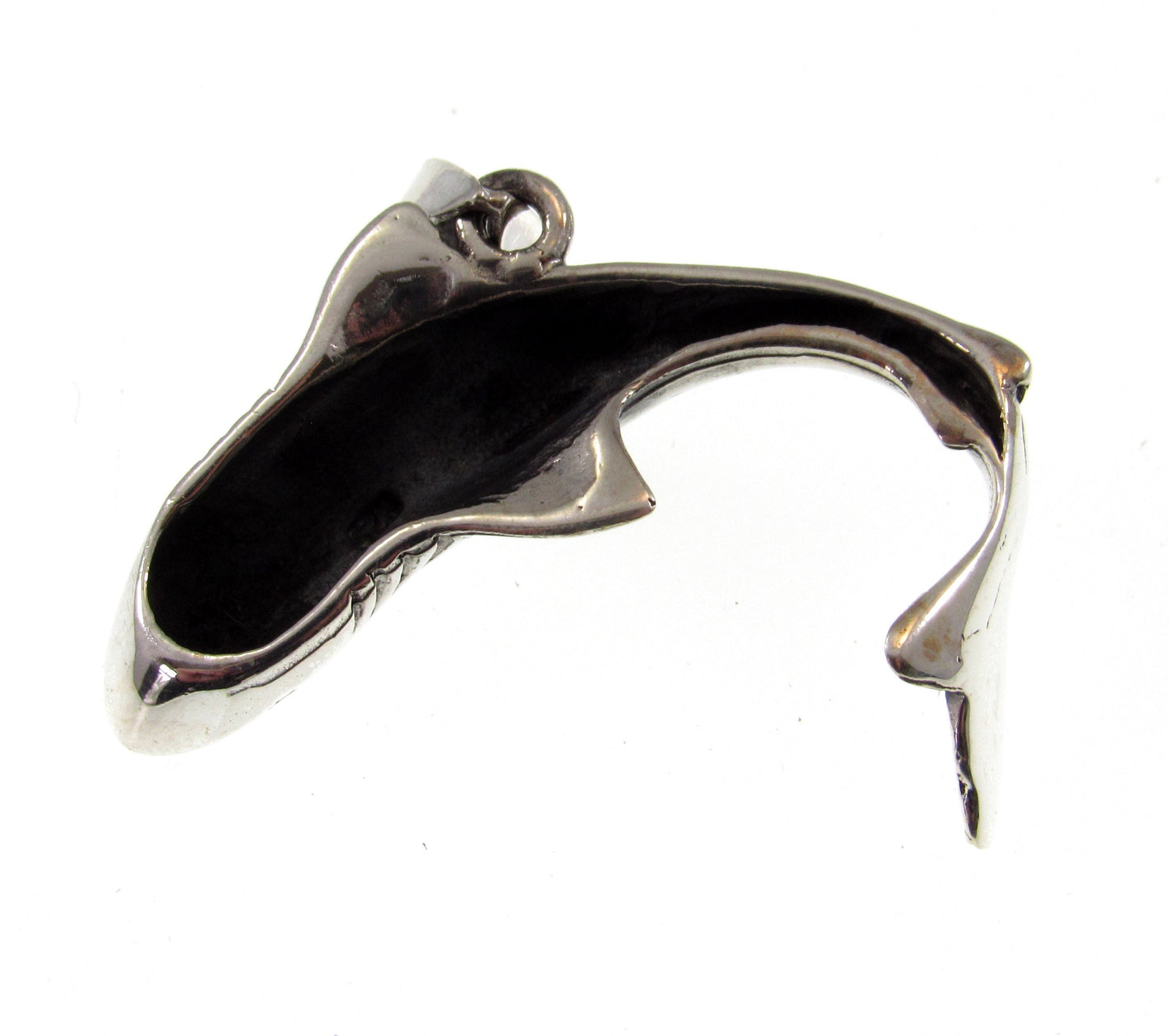 Solid 925 Sterling Silver Hammerhead Shark Pendant – Handcrafted Ocean Jewelry for Men / Women – Sea Lover Gift & Sailorcore Necklace Charm