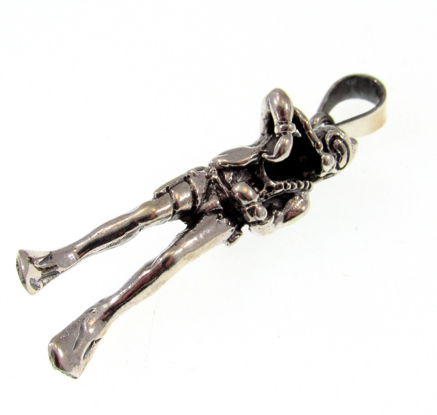 Solid 925 Sterling Silver Scuba Diver Pendant - Ocean Lover Jewelry, Diving Charm, Nautical Gift for Divers, Aquanaut Explorer Pendant