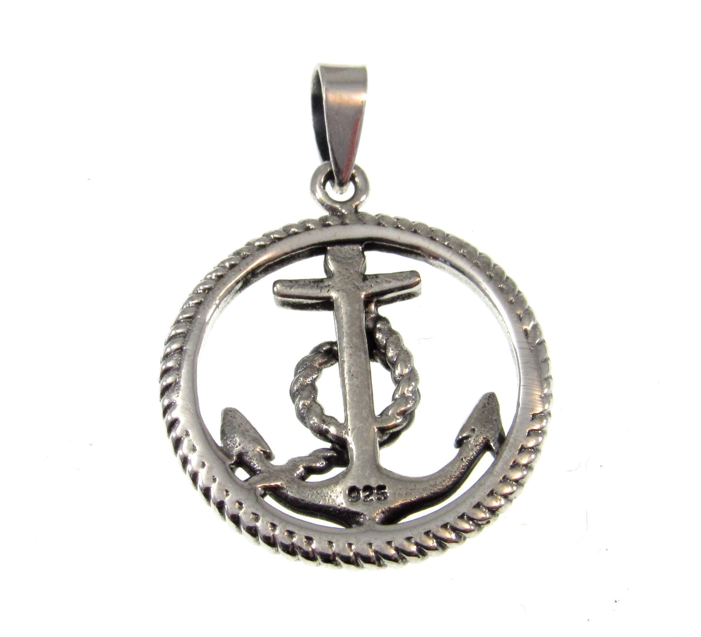 Solid 925 Sterling Silver Anchor Pendant Necklace Charm – Handcrafted Nautical Jewelry for Ocean Lovers & Sailorcore Style – Sea Lover Gift