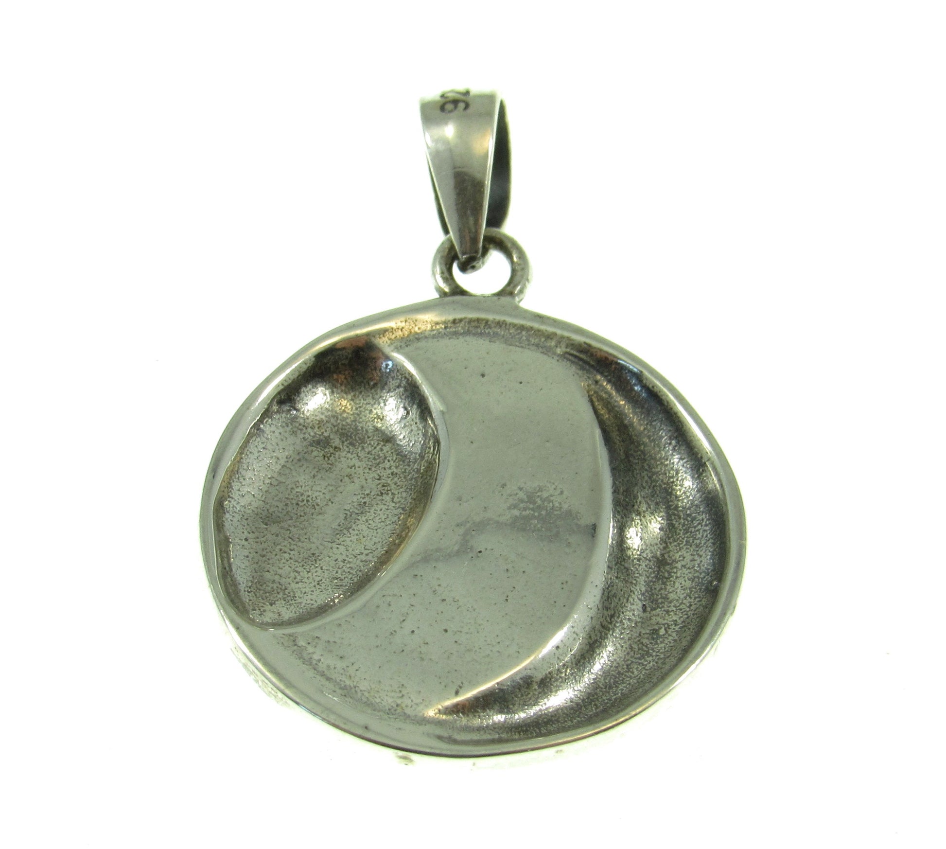 Solid 925 Sterling Silver Sun and Moon Face Pendant, Celestial Jewelry, Cosmic Yin Yang Necklace Charm, Spiritual Gift for Astrologists