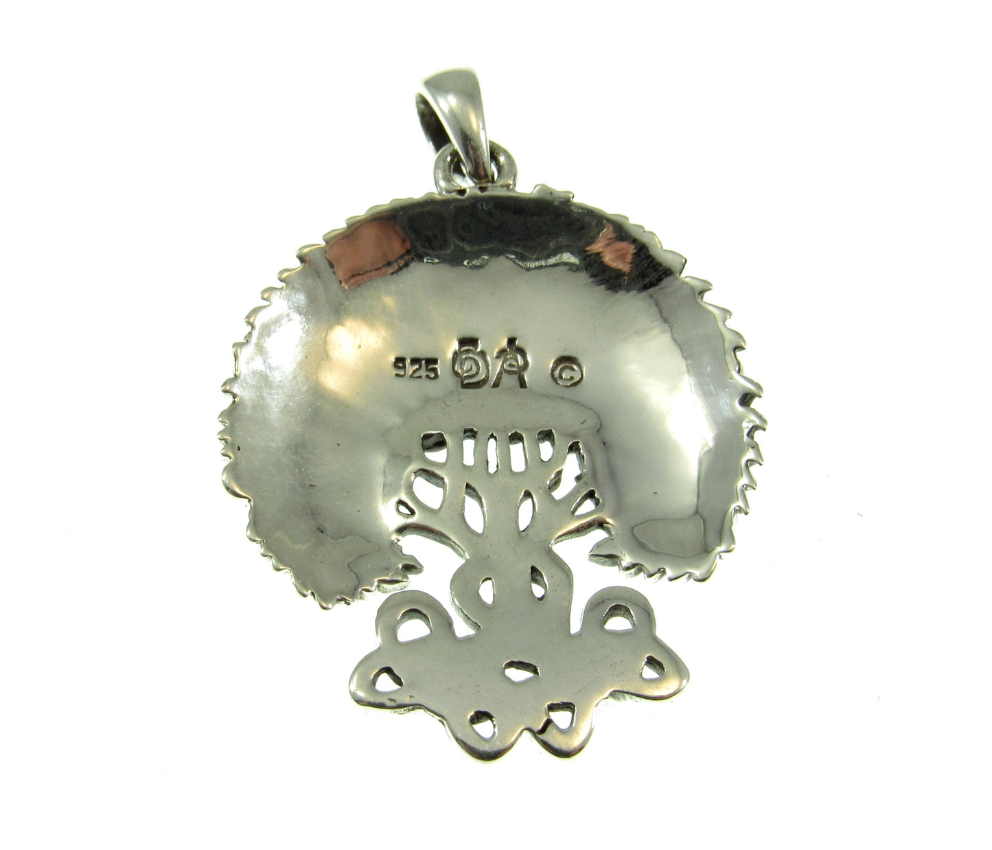 Solid 925 Sterling Silver Brigid Ashwood Celtic Tree of Life Pendant