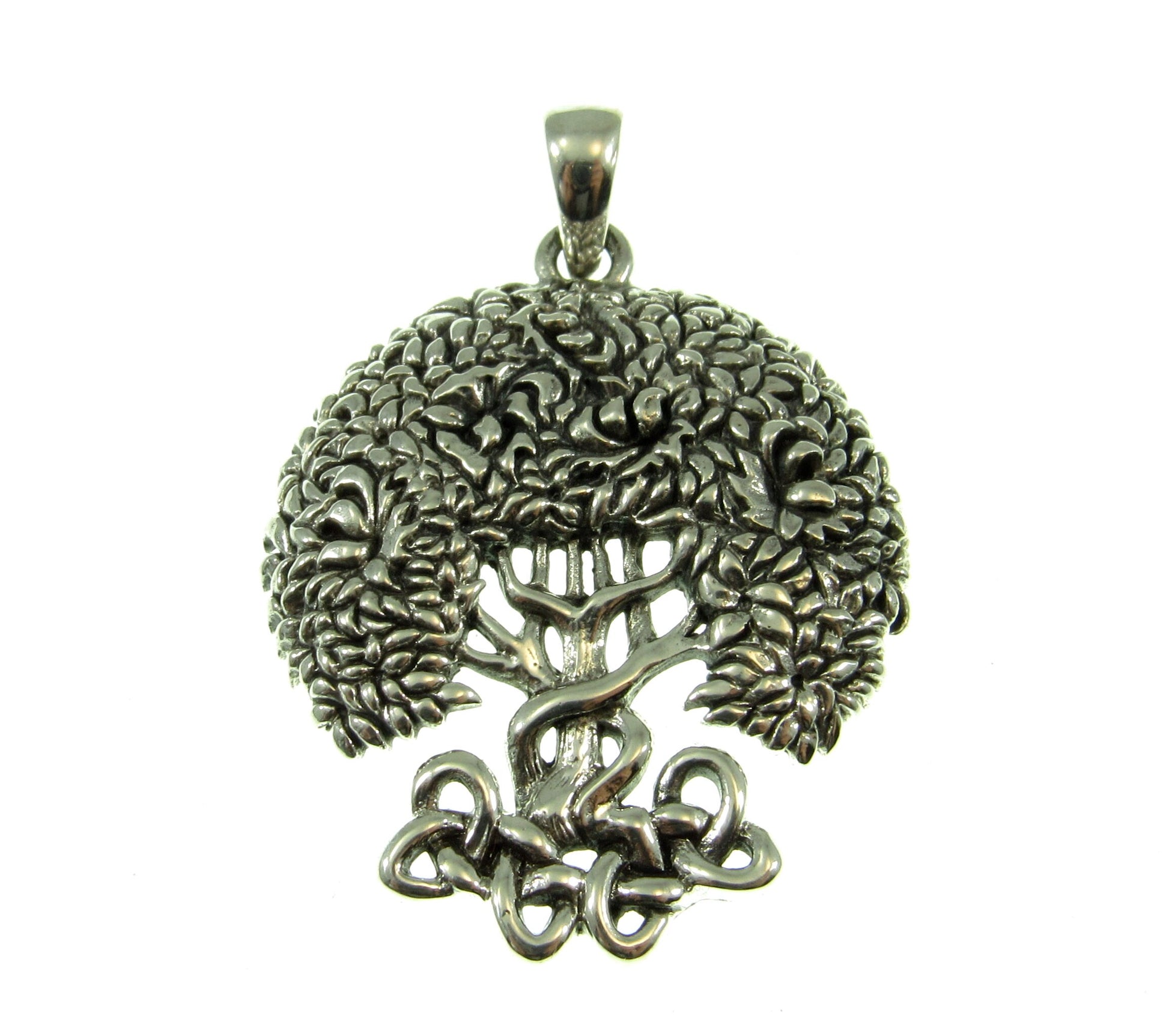 Solid 925 Sterling Silver Brigid Ashwood Celtic Tree of Life Pendant