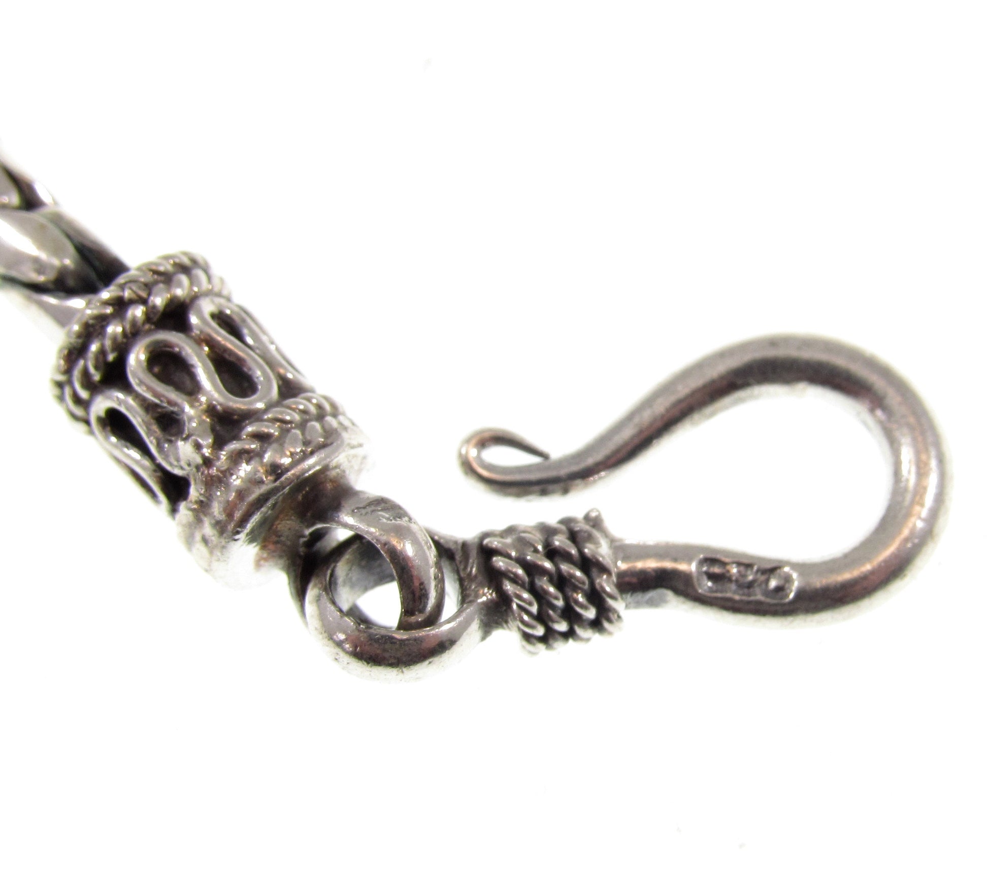 Handmade 2.5mm Solid 925 Sterling Silver Balinese BECKEL Link Chain, Necklace or Bracelet, 7.5 8 9 16 18 20 22 24 26 28 or 30 Inches