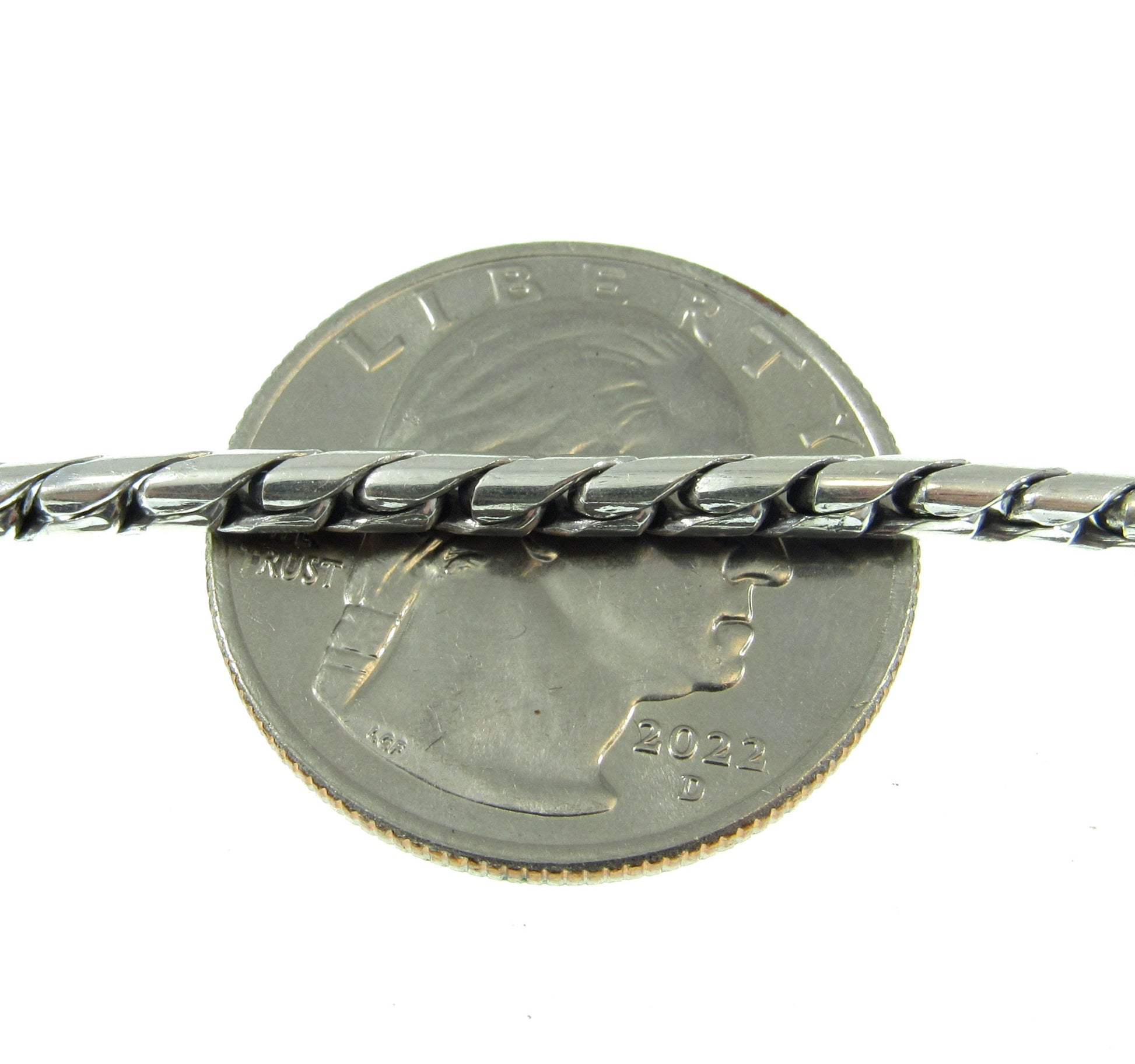 Handmade 2.5mm Solid 925 Sterling Silver Balinese BECKEL Link Chain, Necklace or Bracelet, 7.5 8 9 16 18 20 22 24 26 28 or 30 Inches