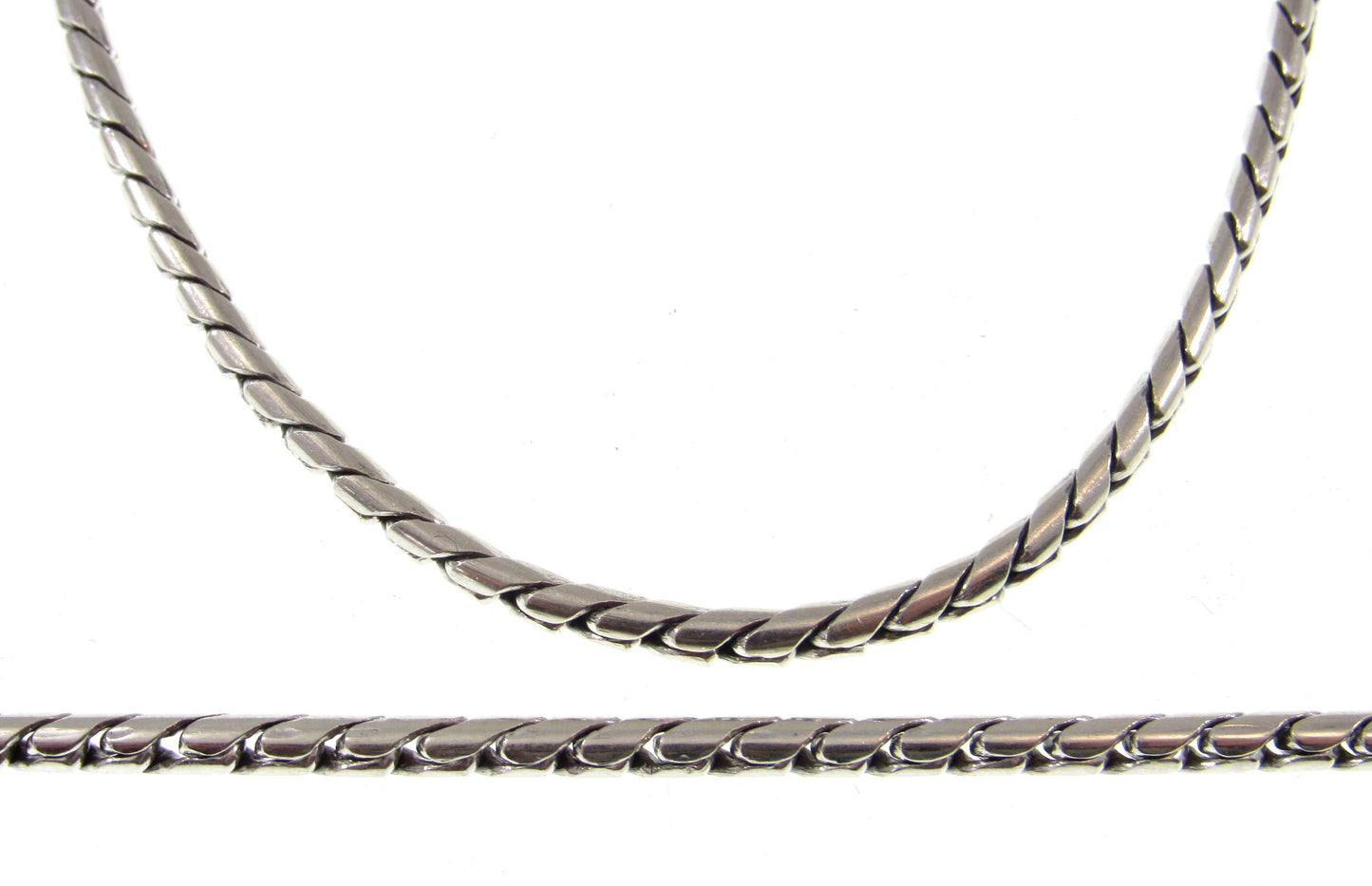 Handmade 2.5mm Solid 925 Sterling Silver Balinese BECKEL Link Chain, Necklace or Bracelet, 7.5 8 9 16 18 20 22 24 26 28 or 30 Inches
