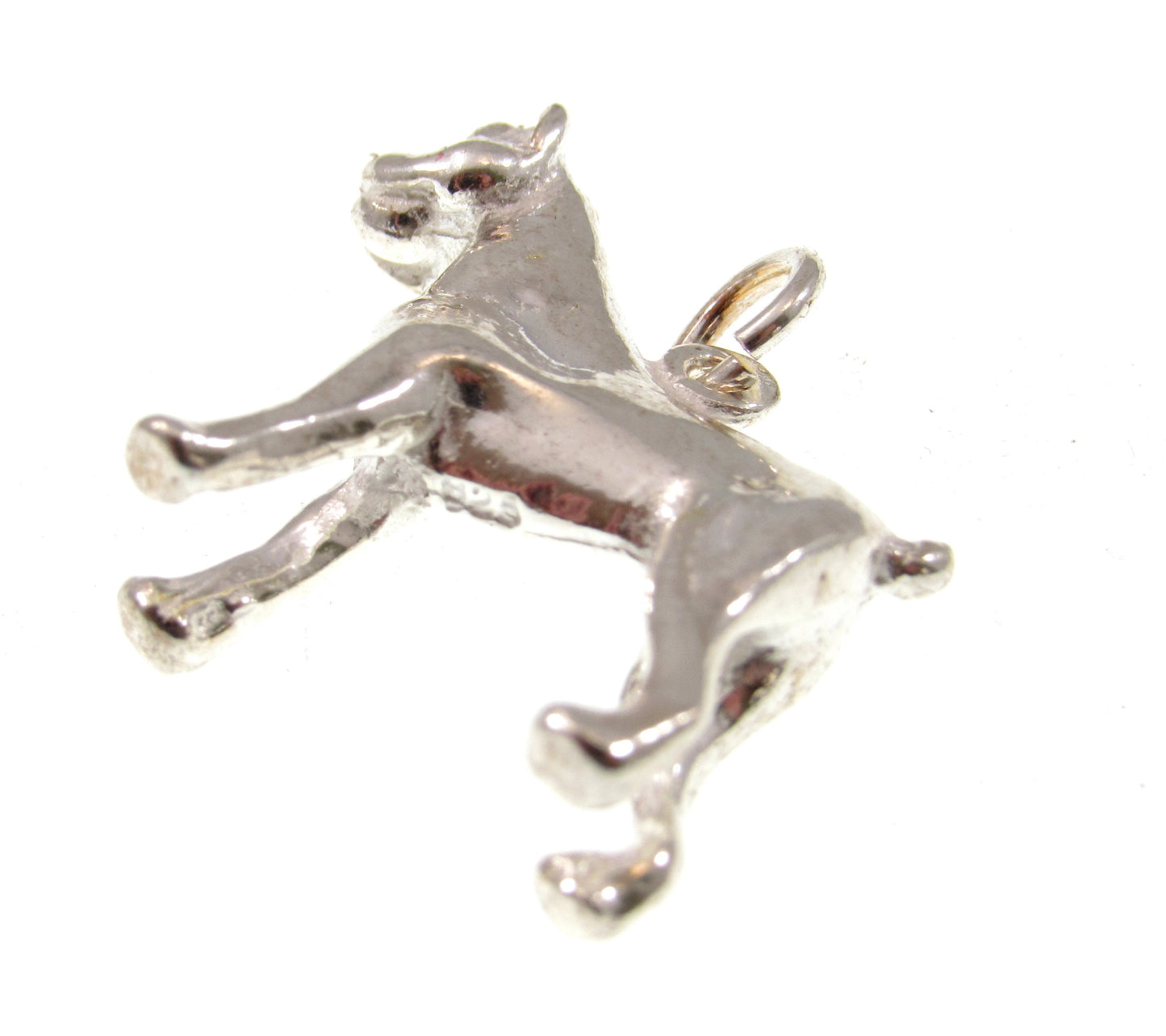 Solid 925 Sterling Silver Boxer Dog Pendant, Handcrafted Canine Charm Jewelry