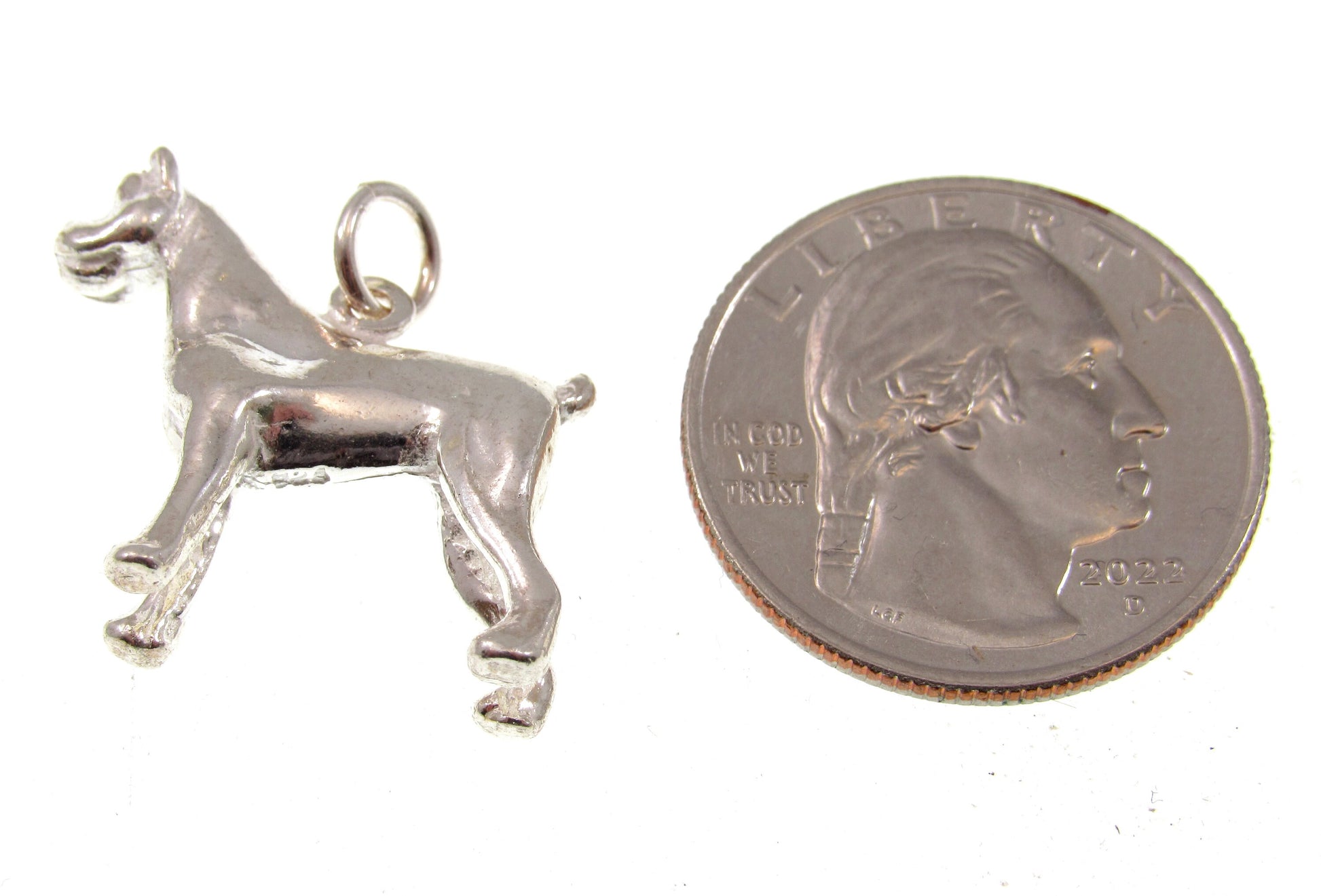 Solid 925 Sterling Silver Boxer Dog Pendant, Handcrafted Canine Charm Jewelry
