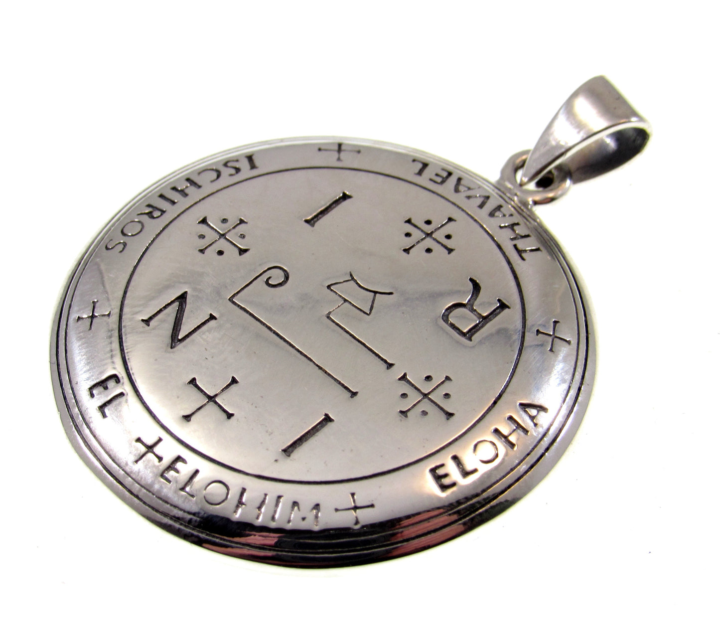Sigil of the Archangel Thavael Pendant, Seal of King Solomon, Handcrafted Solid 925 Sterling Silver Invoke the Spirit Talisman