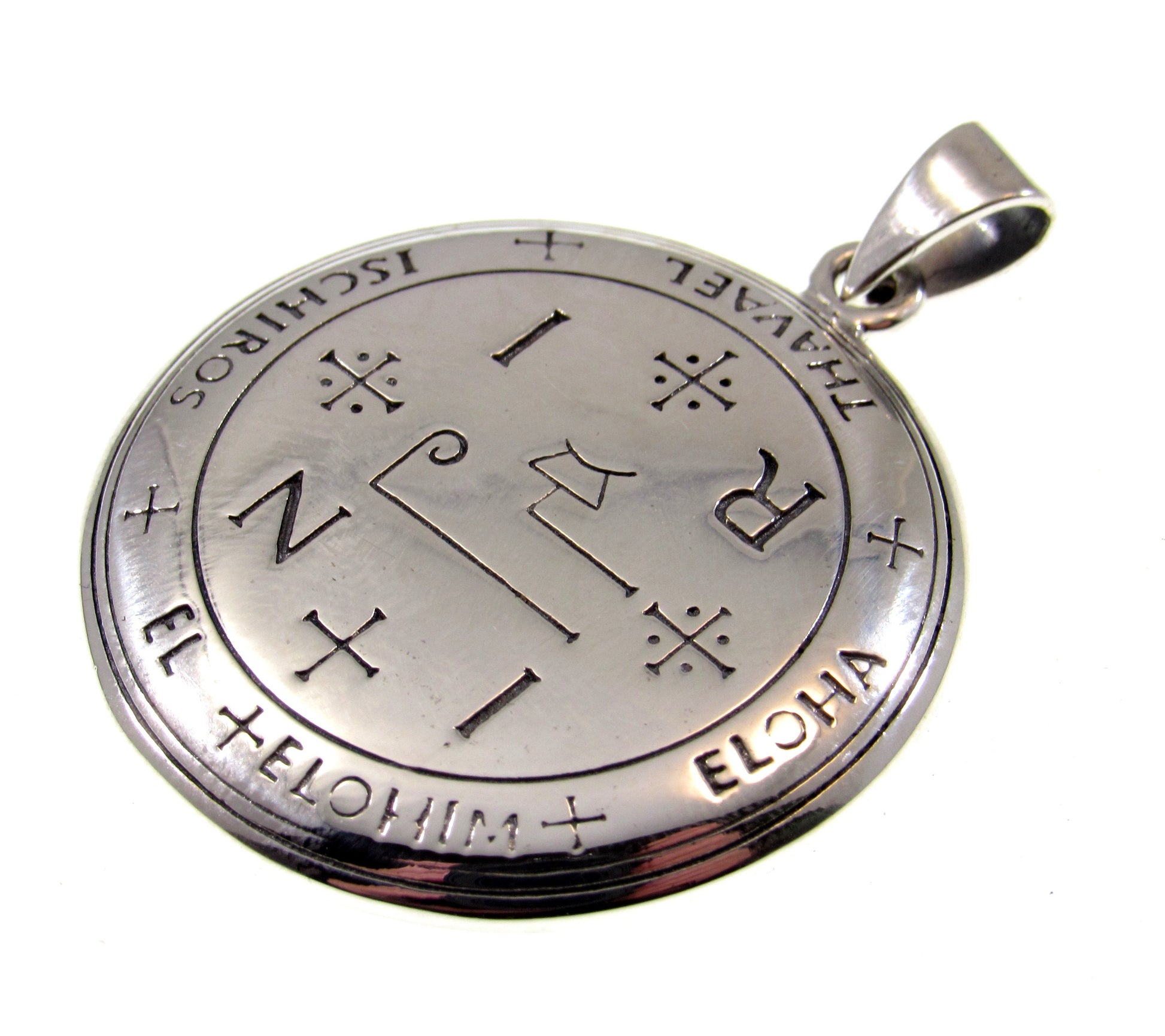 Sigil of the Archangel Thavael Pendant, Seal of King Solomon, Handcrafted Solid 925 Sterling Silver Invoke the Spirit Talisman