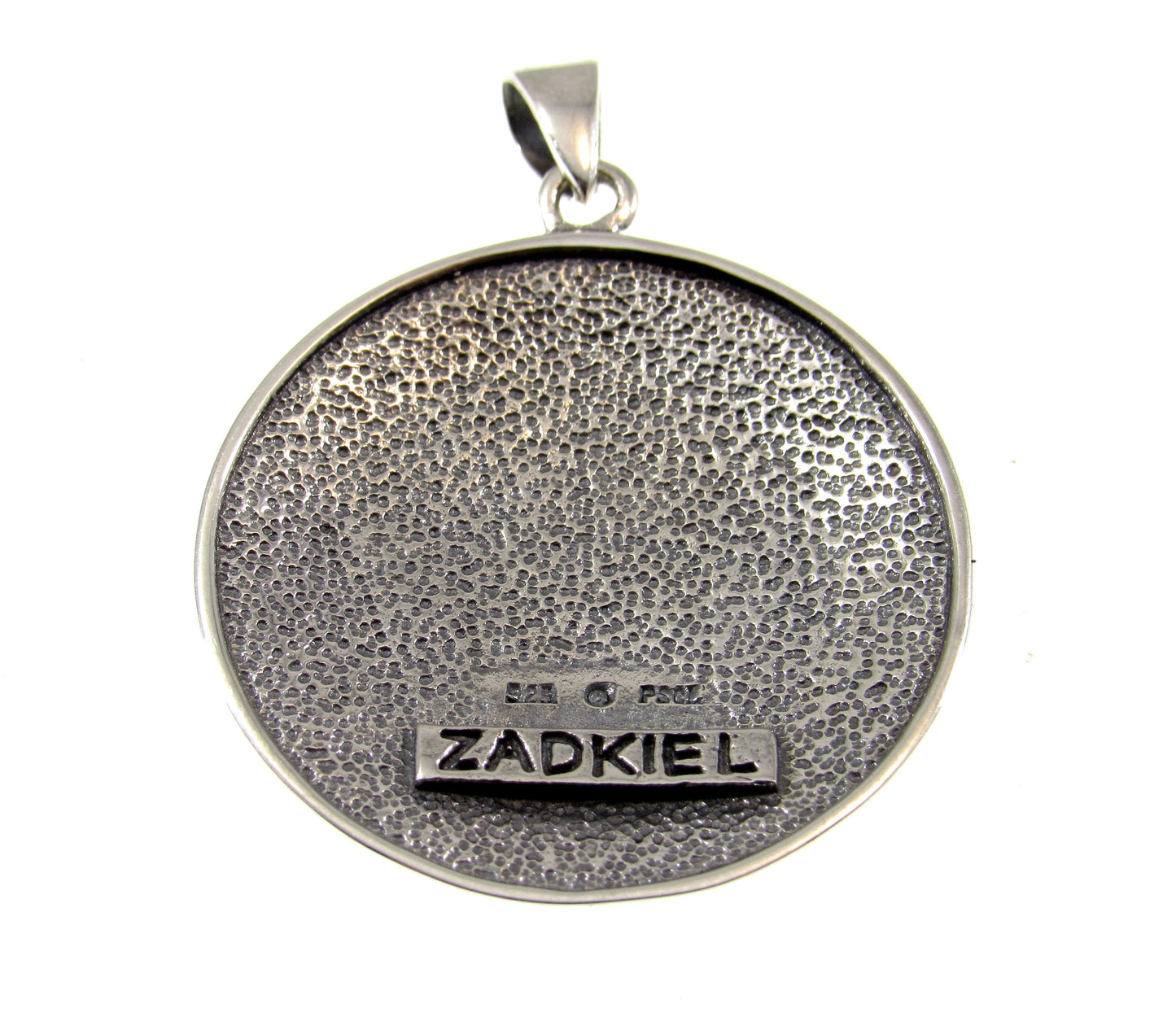 Sigil of the Archangel Zadkiel Seal of King Solomon Handcrafted Solid 925 Sterling Silver Pendant, Invoke the Spirit Talisman