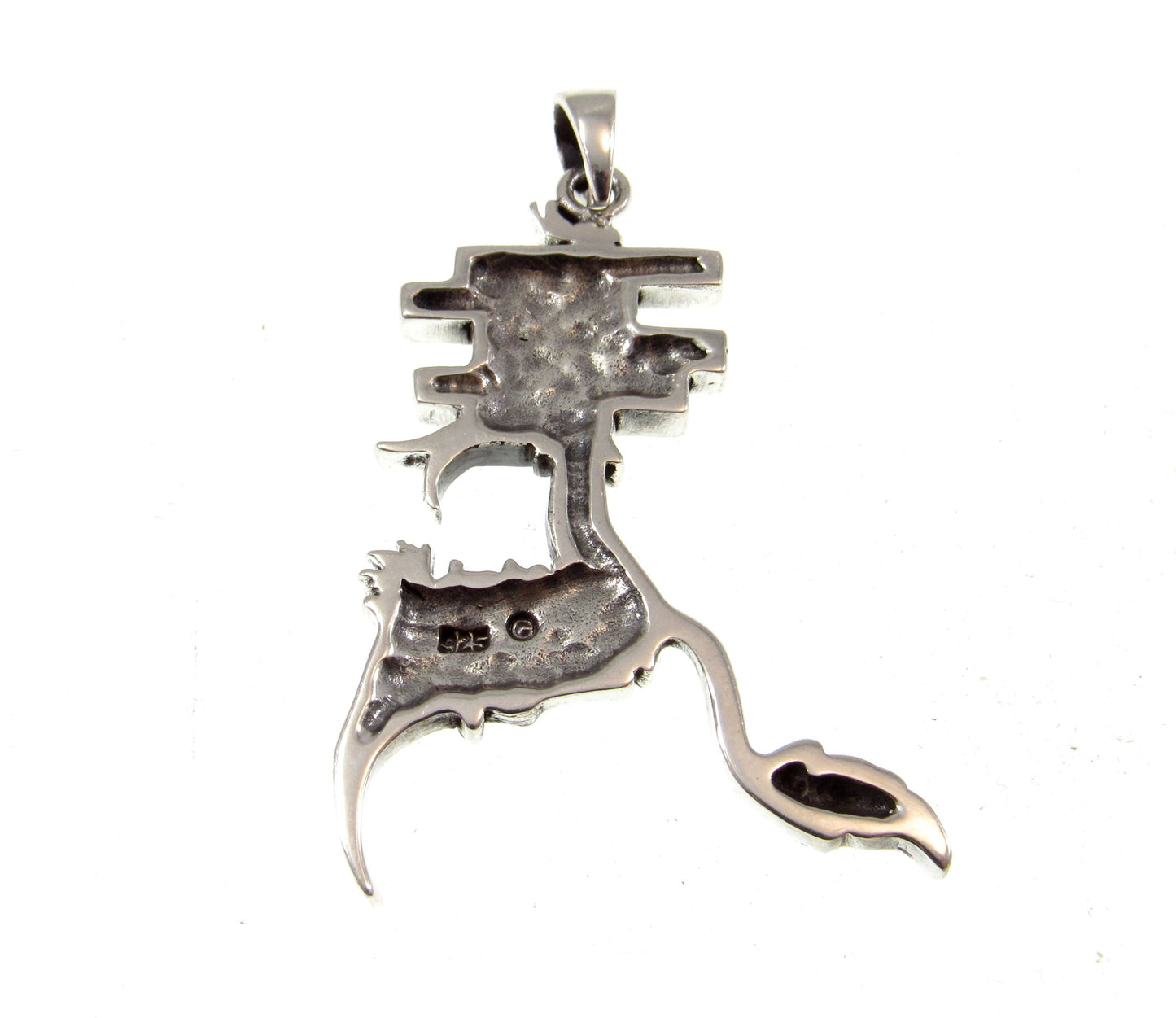 Solid 925 Sterling Silver Bookworm Goblin Pendant Designed by Renown Fantasy Artist Amy Brown