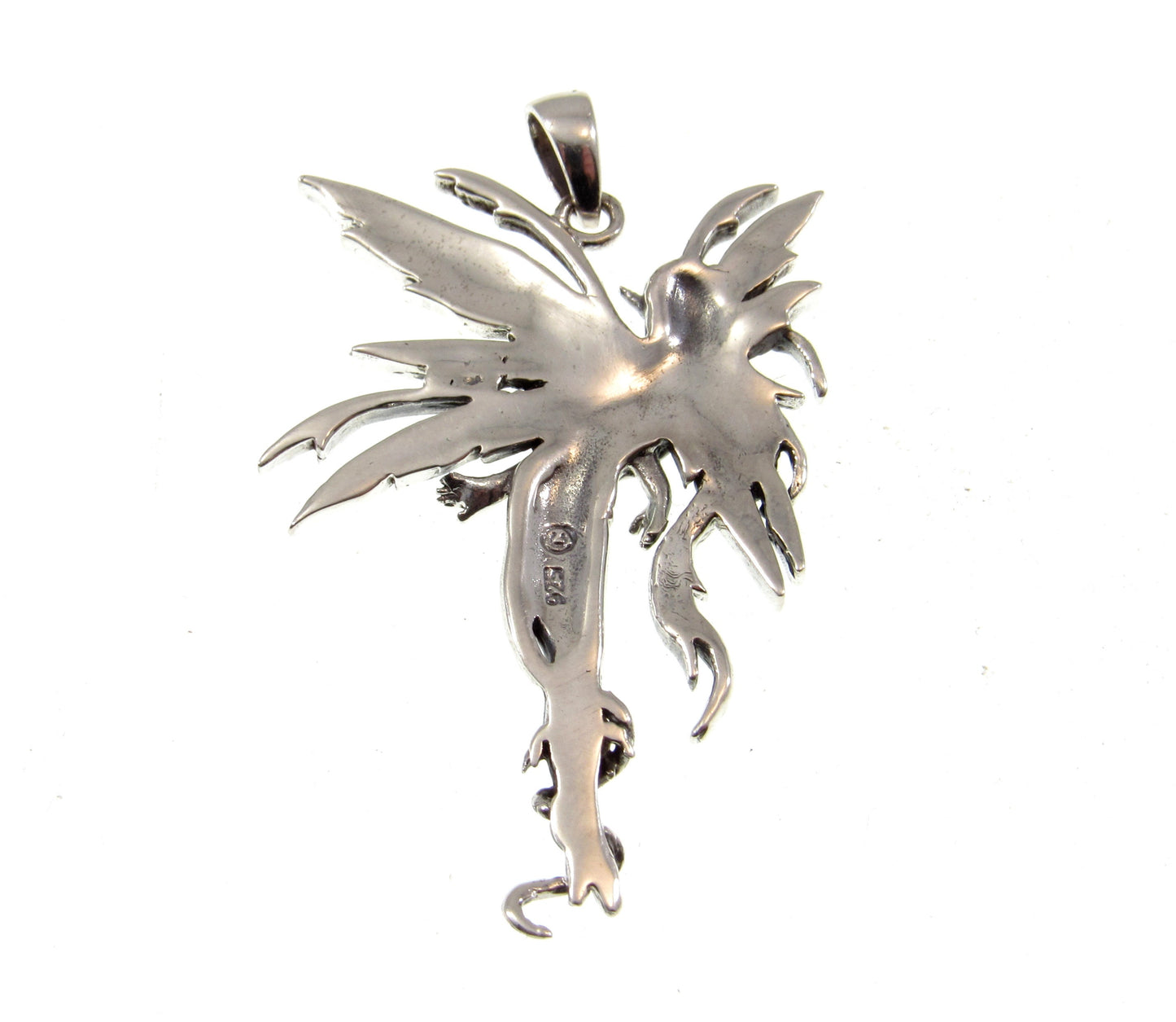 Solid 925 Sterling Silver Firefly Fairy Pendant Designed by Renown Fantasy Artist Amy Brown