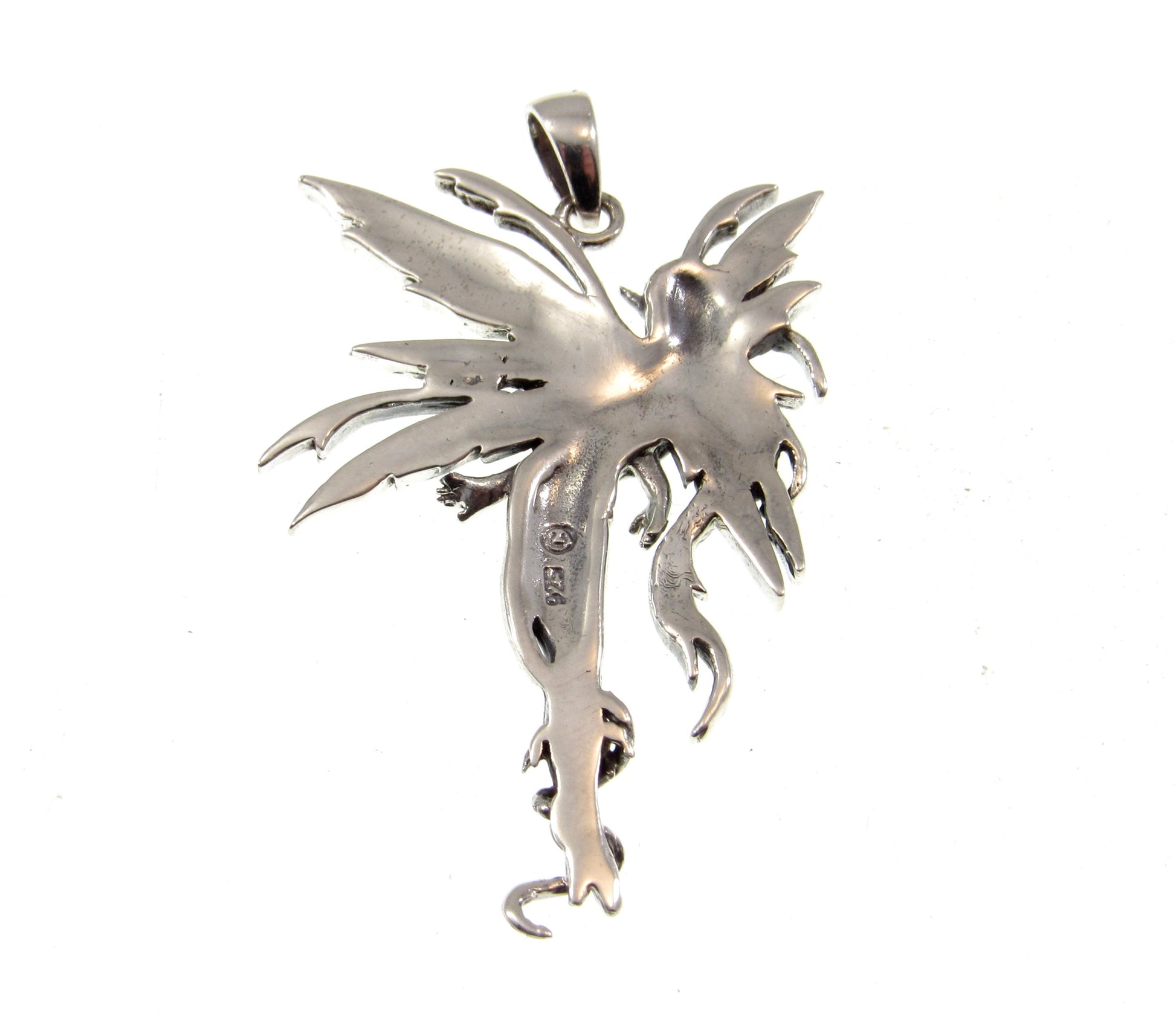 Solid 925 Sterling Silver Firefly Fairy Pendant Designed by Renown Fantasy Artist Amy Brown