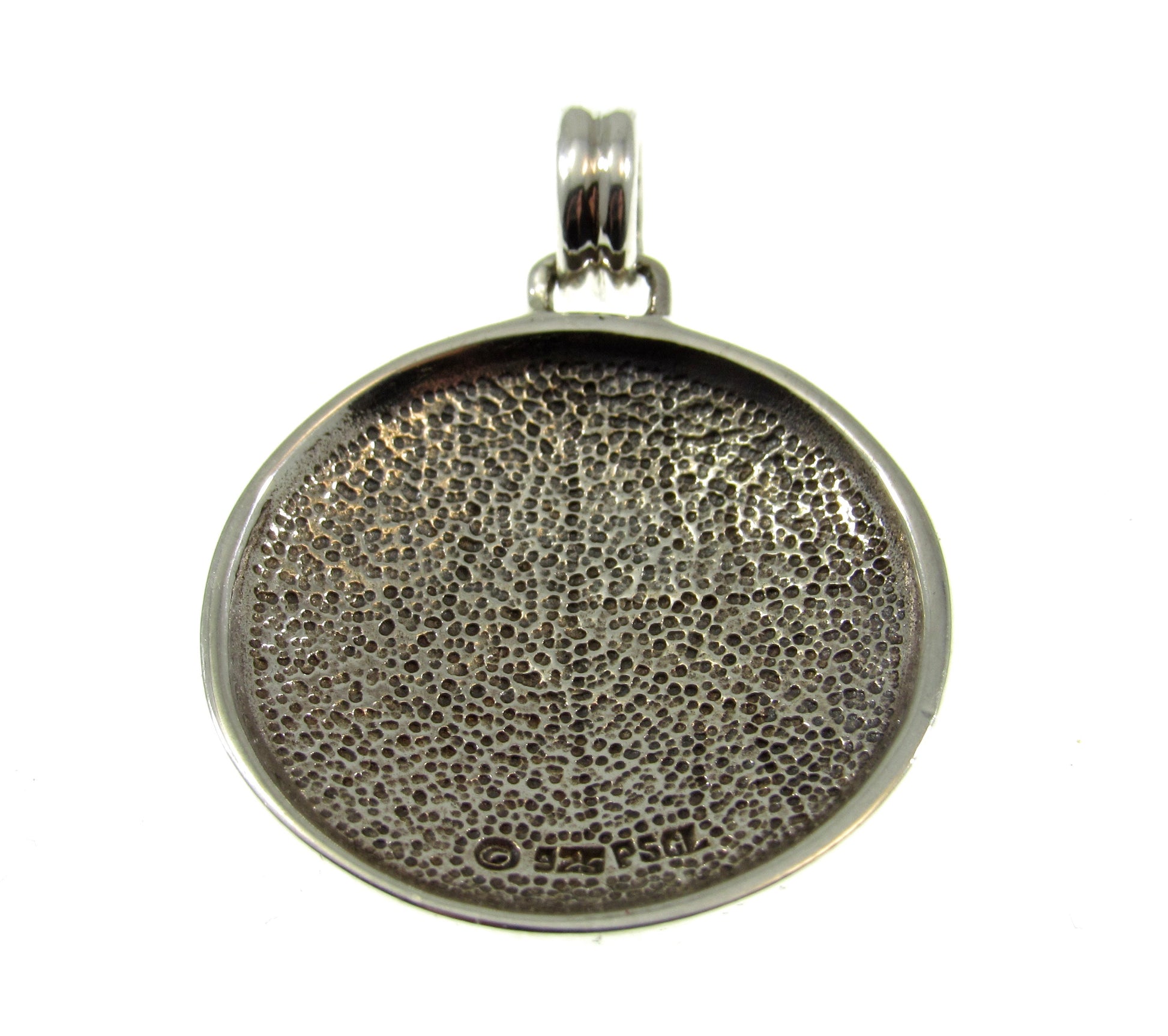 Solid 925 Sterling Silver Mohammedan Magic Circle Amulet, Handcrafted Protection Pendant Talisman