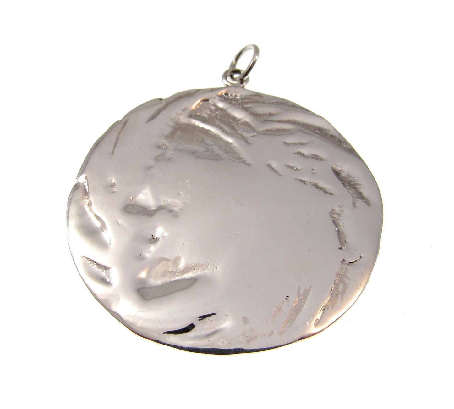 Solid 925 Sterling Silver Giant Indian Chief with Headdress Pendant, Large Handcrafted Medallion