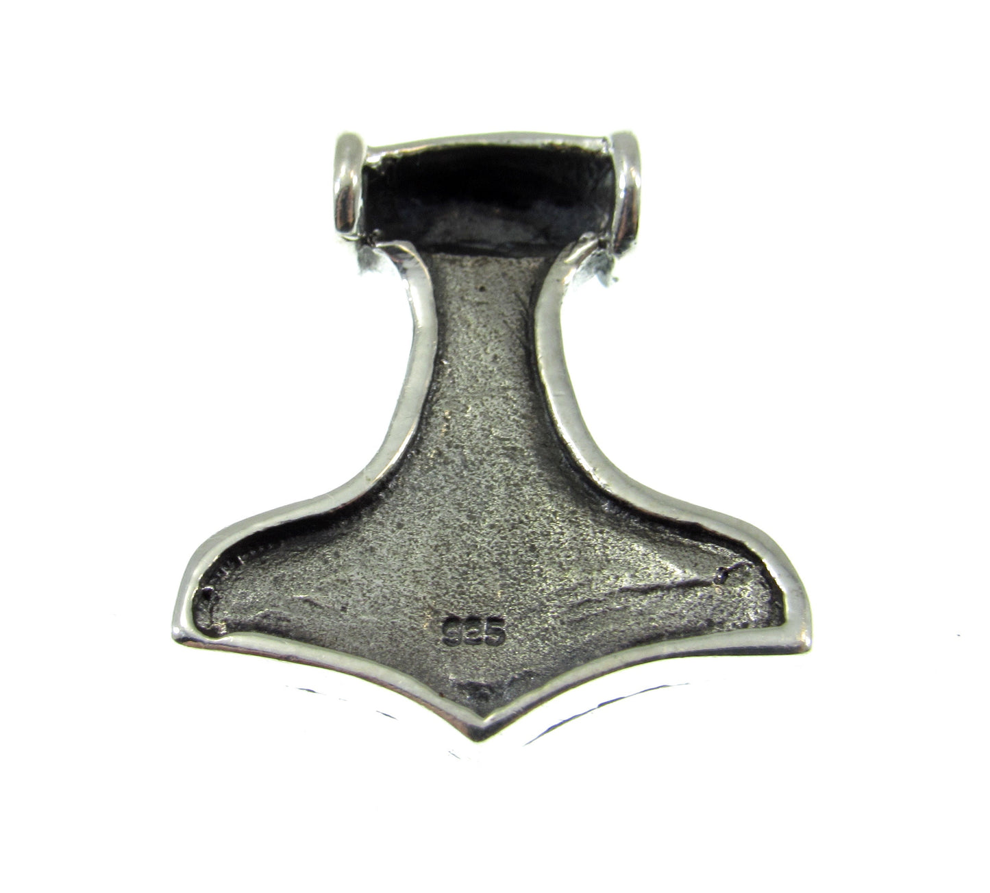 The Celtic thor's hammer slide pendant is quality stamped 925 on the reverse and weighs 3 grams of solid sterling silver