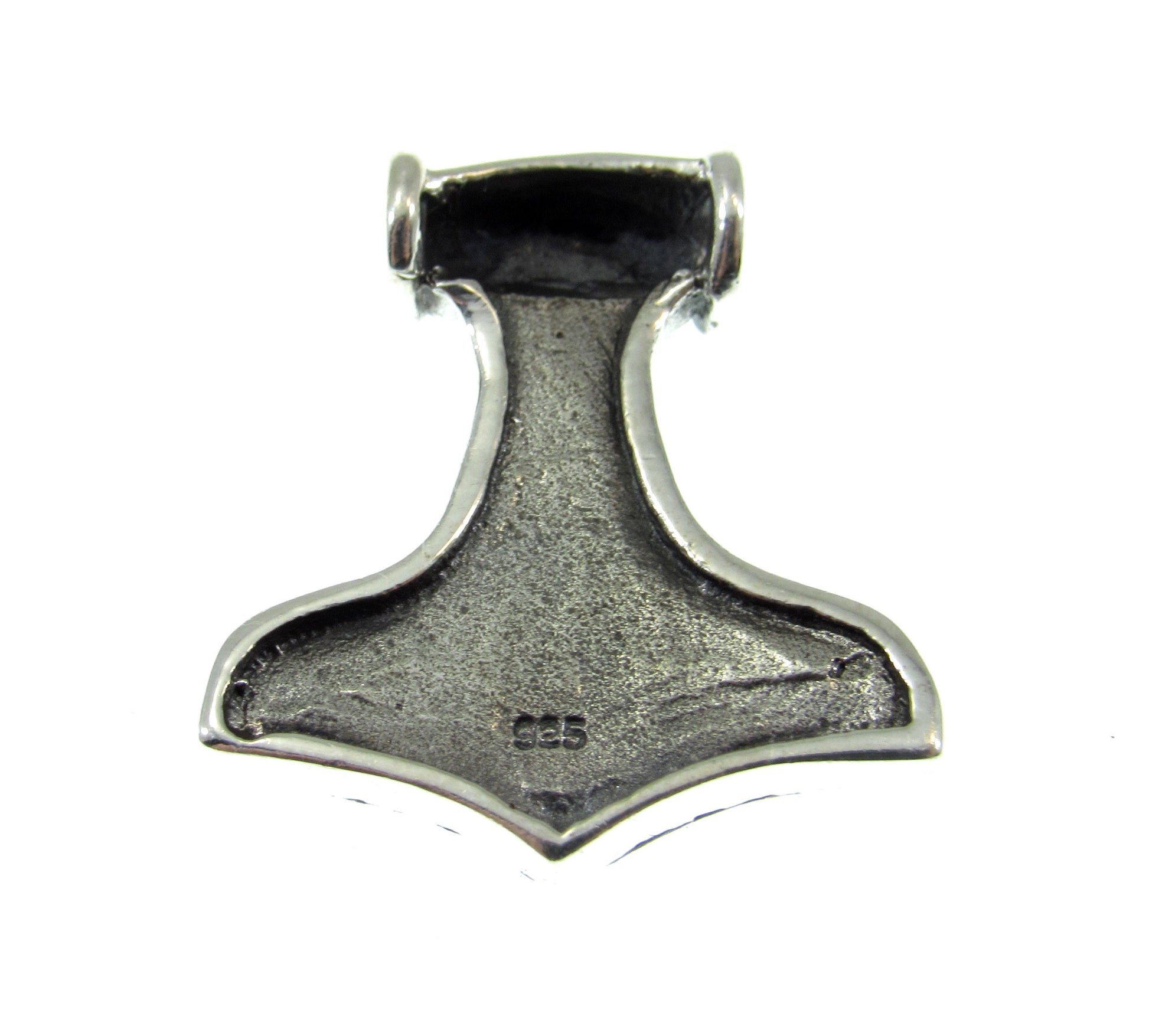 The Celtic thor's hammer slide pendant is quality stamped 925 on the reverse and weighs 3 grams of solid sterling silver
